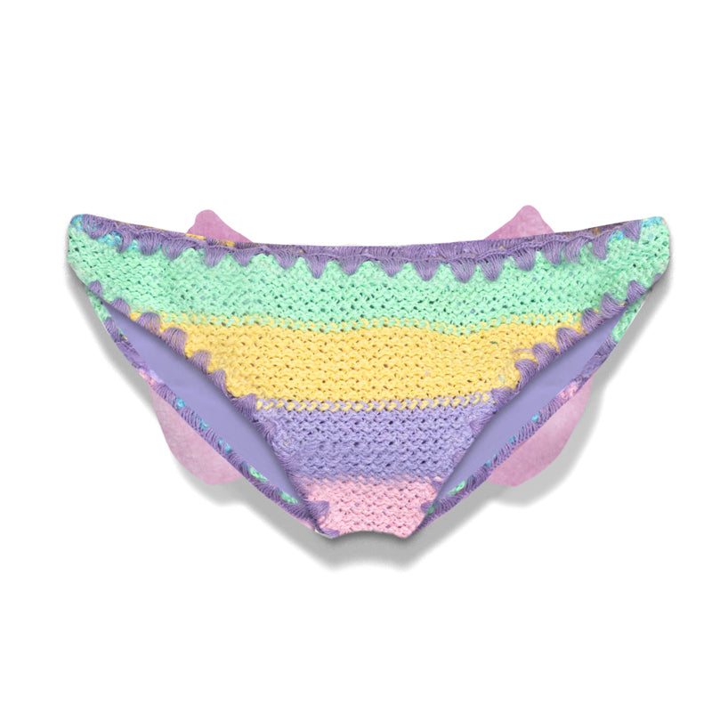 Girl Pastel Swim Briefs Bottom