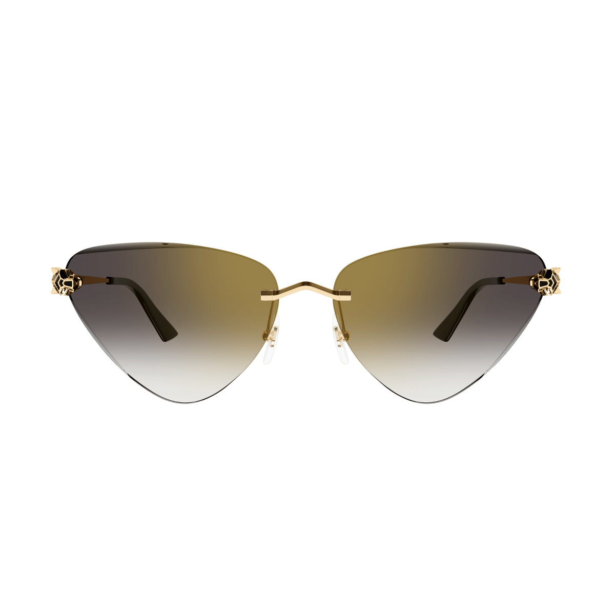 CT0399S Panthère de Cartier 001 Gold Oro Metal Occhiali Sole