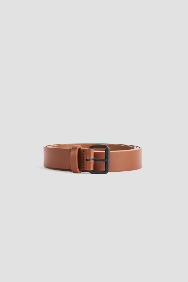 Sofie D'Hoore Fine-grained leather belt in brown