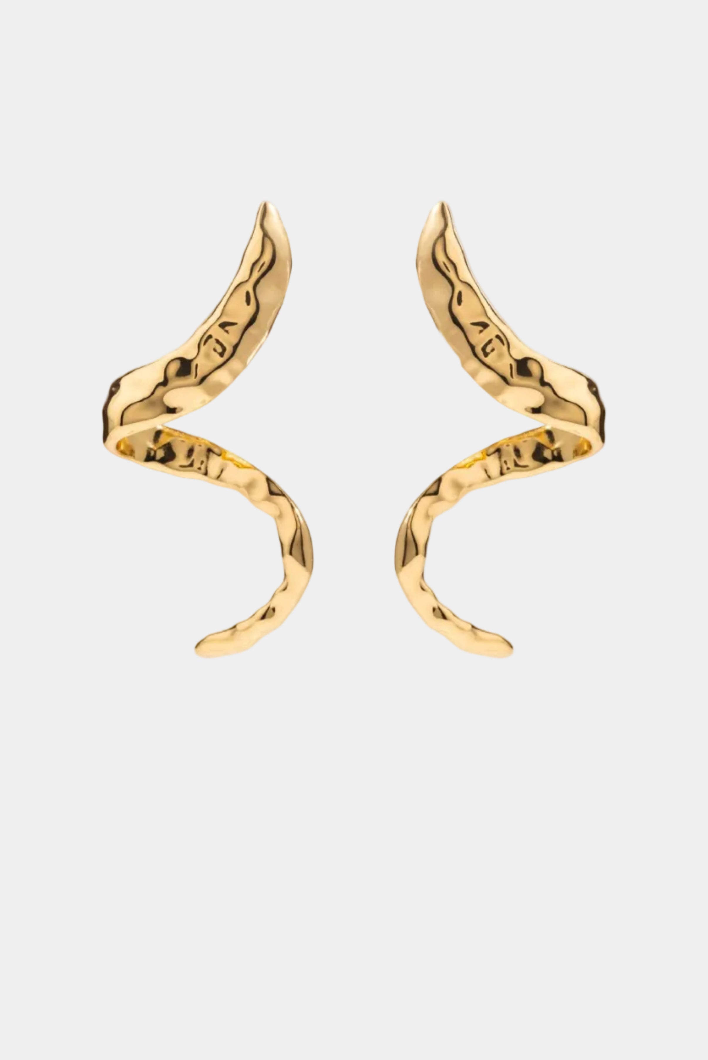 Earring Snake Gold Oro Earrings