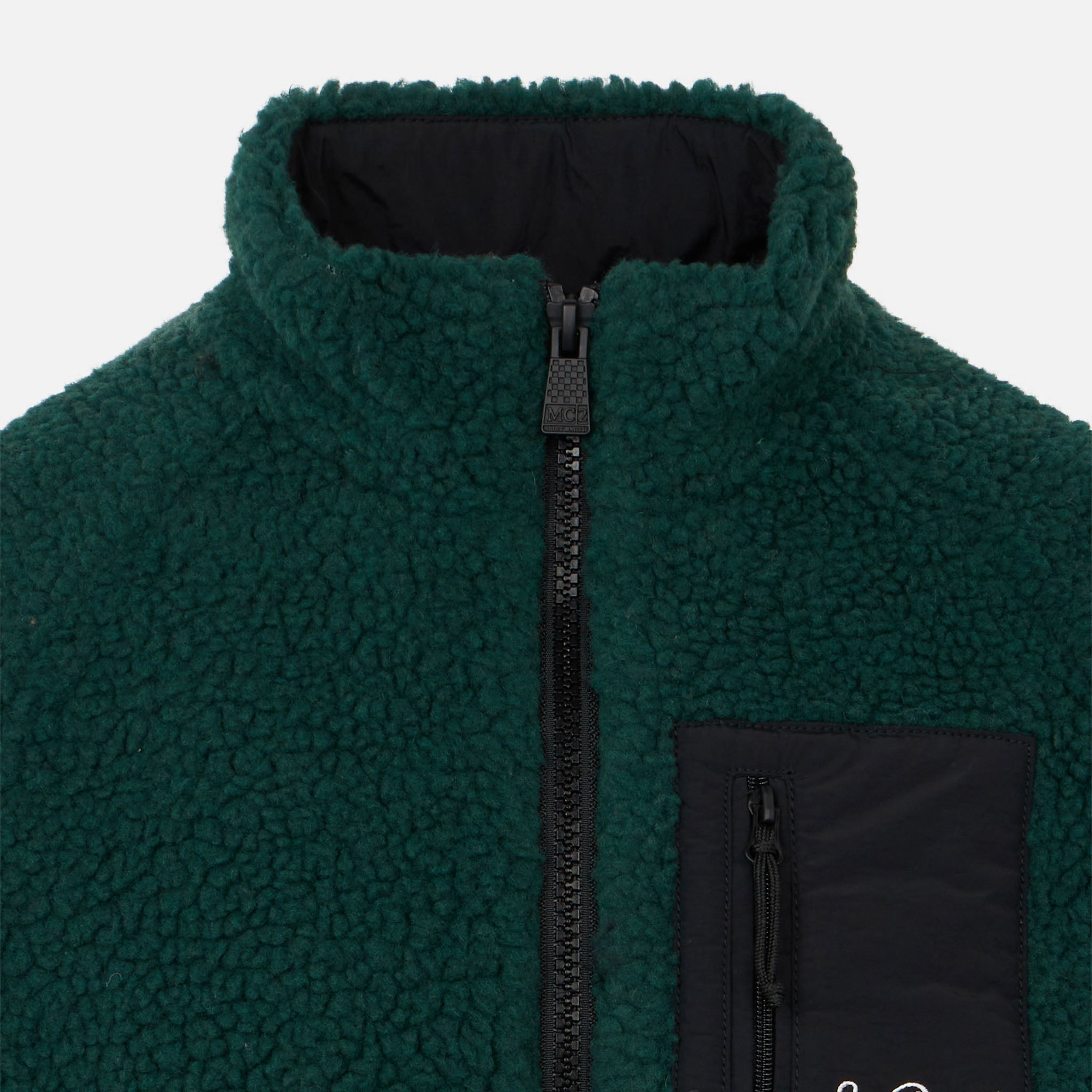 Boy Sherpa Jacket With Snoopy Print | Peanuts™ Special Edition Green