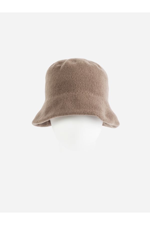 Scha 1744 Wool bucket hat in beige