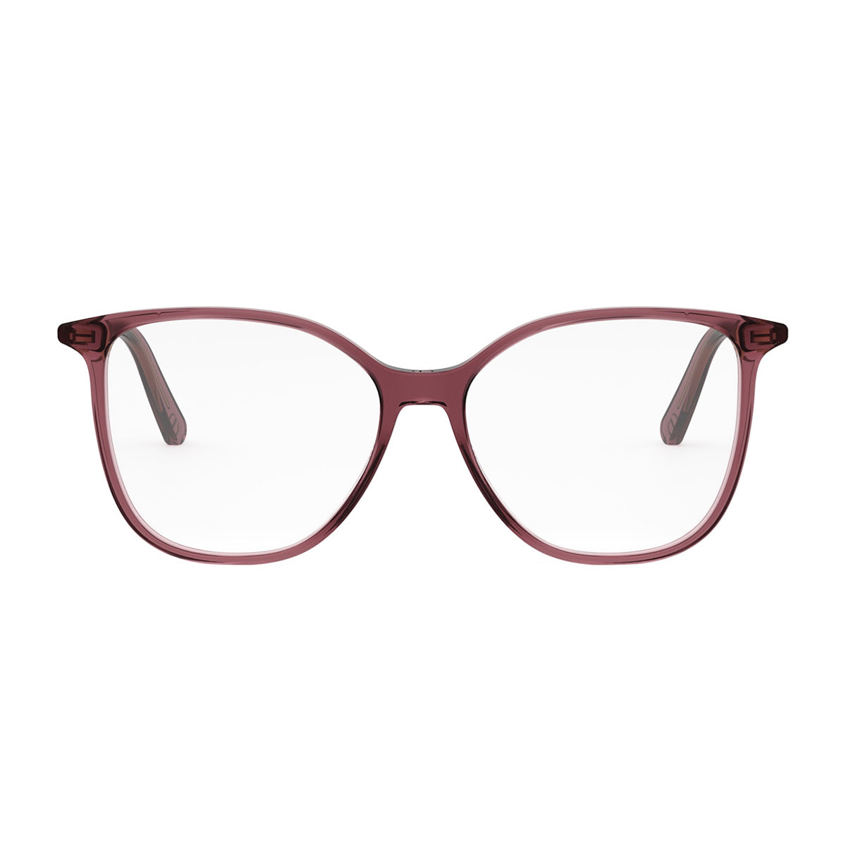 MINI CD O B6I 3500 Transparent Bordeaux Rosso Acetate Occhiali Da Vista
