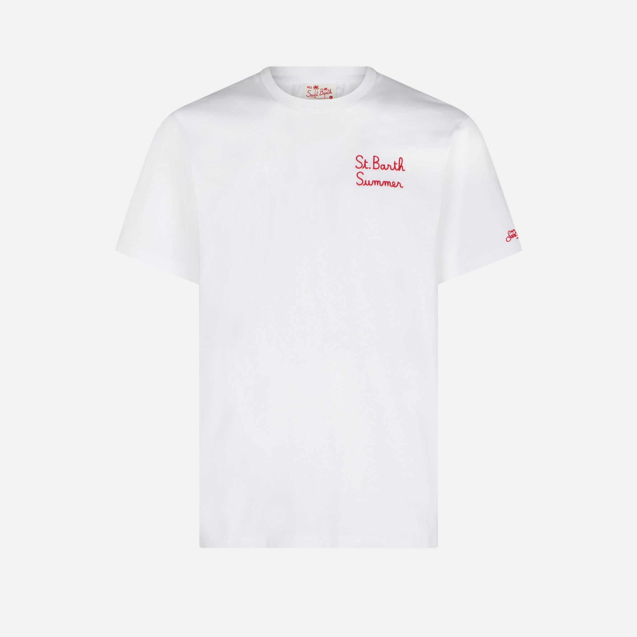 Man Cotton T-Shirt With Simpson Family Print | The Special Edition White