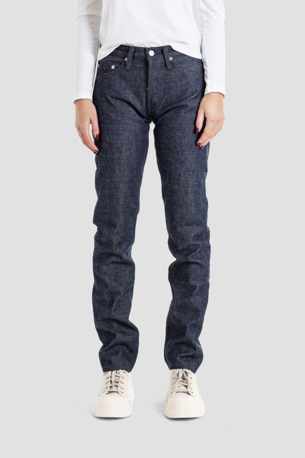 Tuki Raw denim jeans in navy