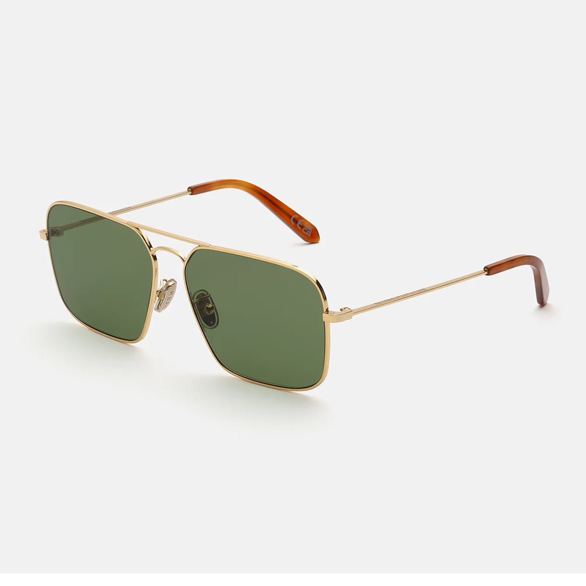 Retrosuperfuture IGGY 2.0 GREEN Gold Oro Metal Occhiali Da Sole