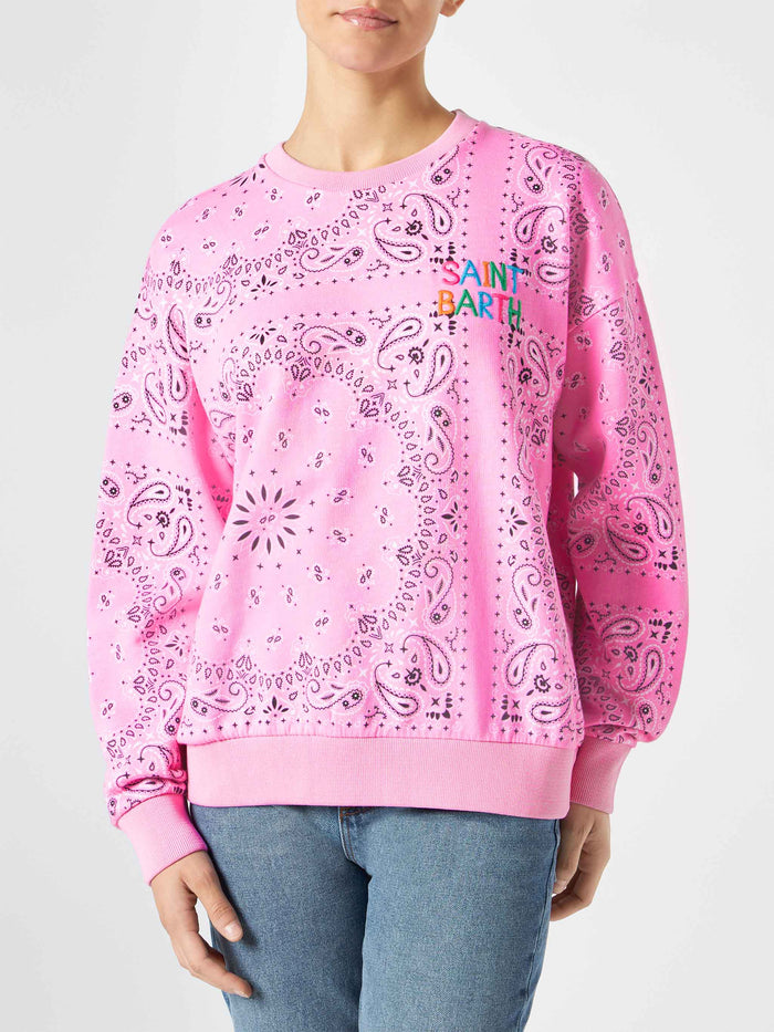 Stardust Pink Bandana Sweatshirt