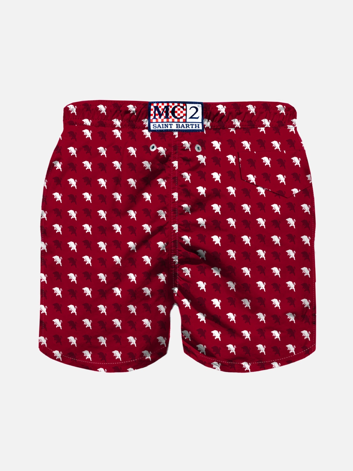 Boy Swim Shorts With Tauros Logo | Torino Fc Special Edition Red Swimshort