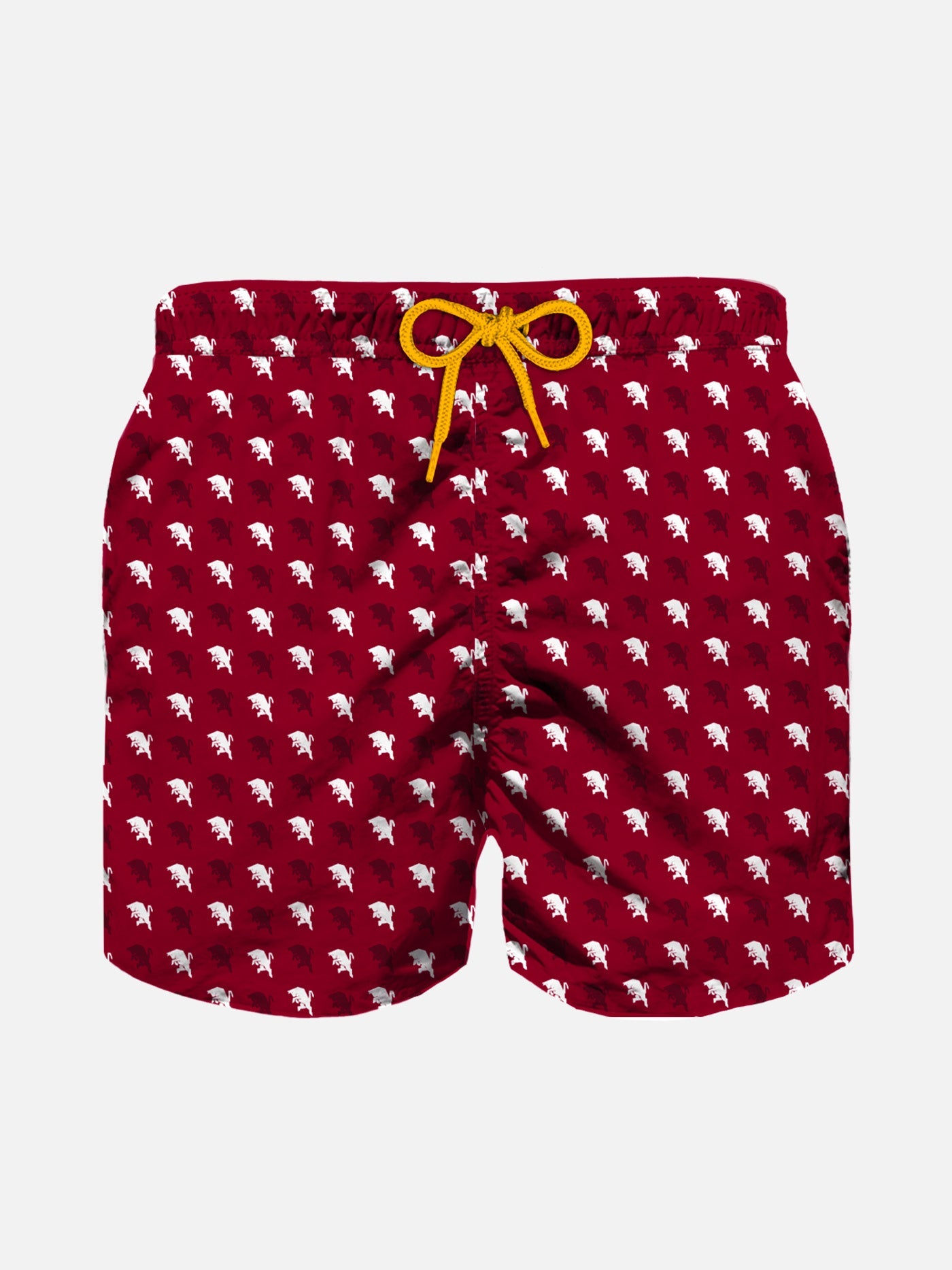 Boy Swim Shorts With Tauros Logo | Torino Fc Special Edition Red Swimshort
