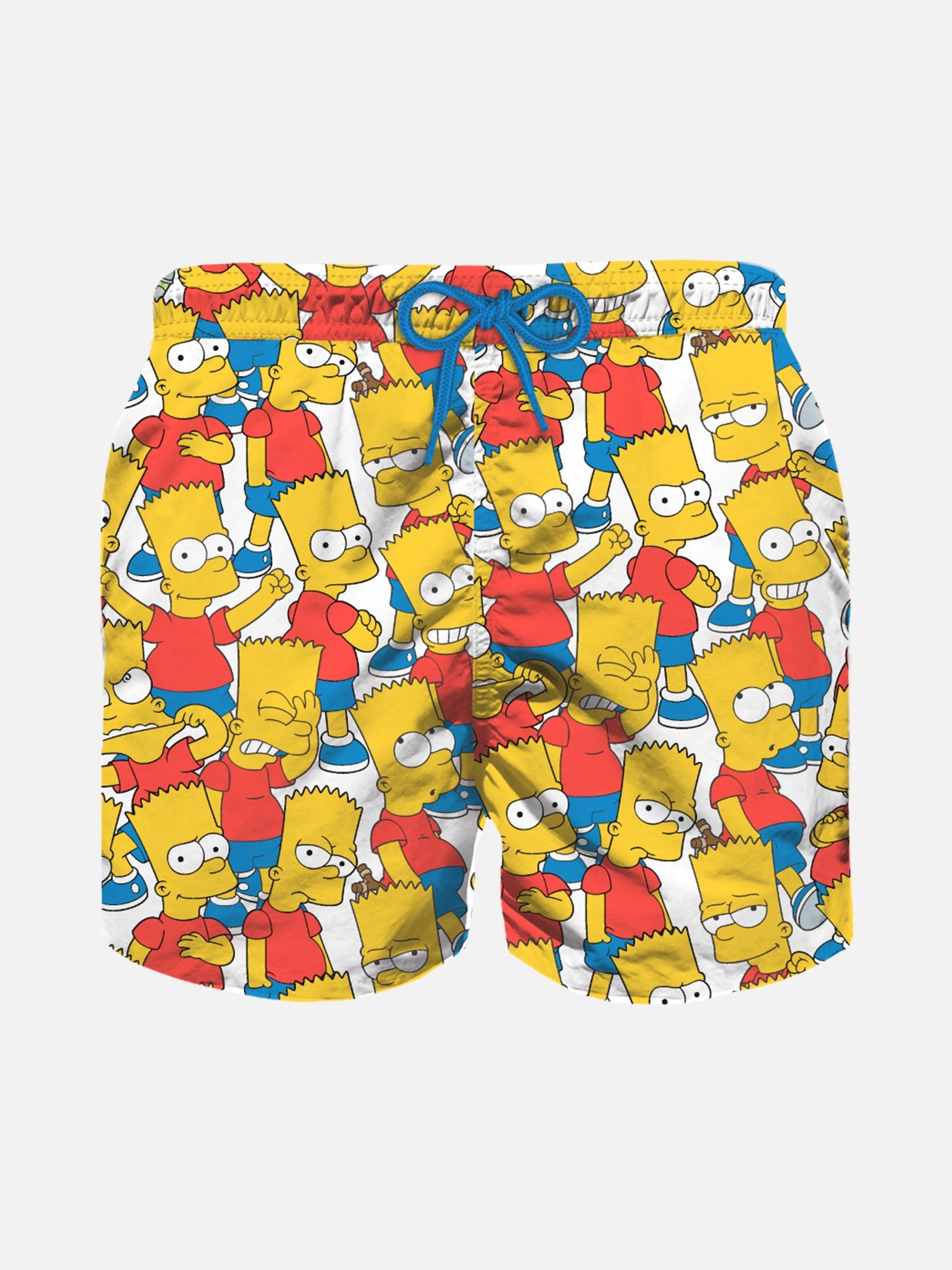 Boy Swim Shorts With Bart All Over Print | The Simpsons Special Edition __single__ Swimshort
