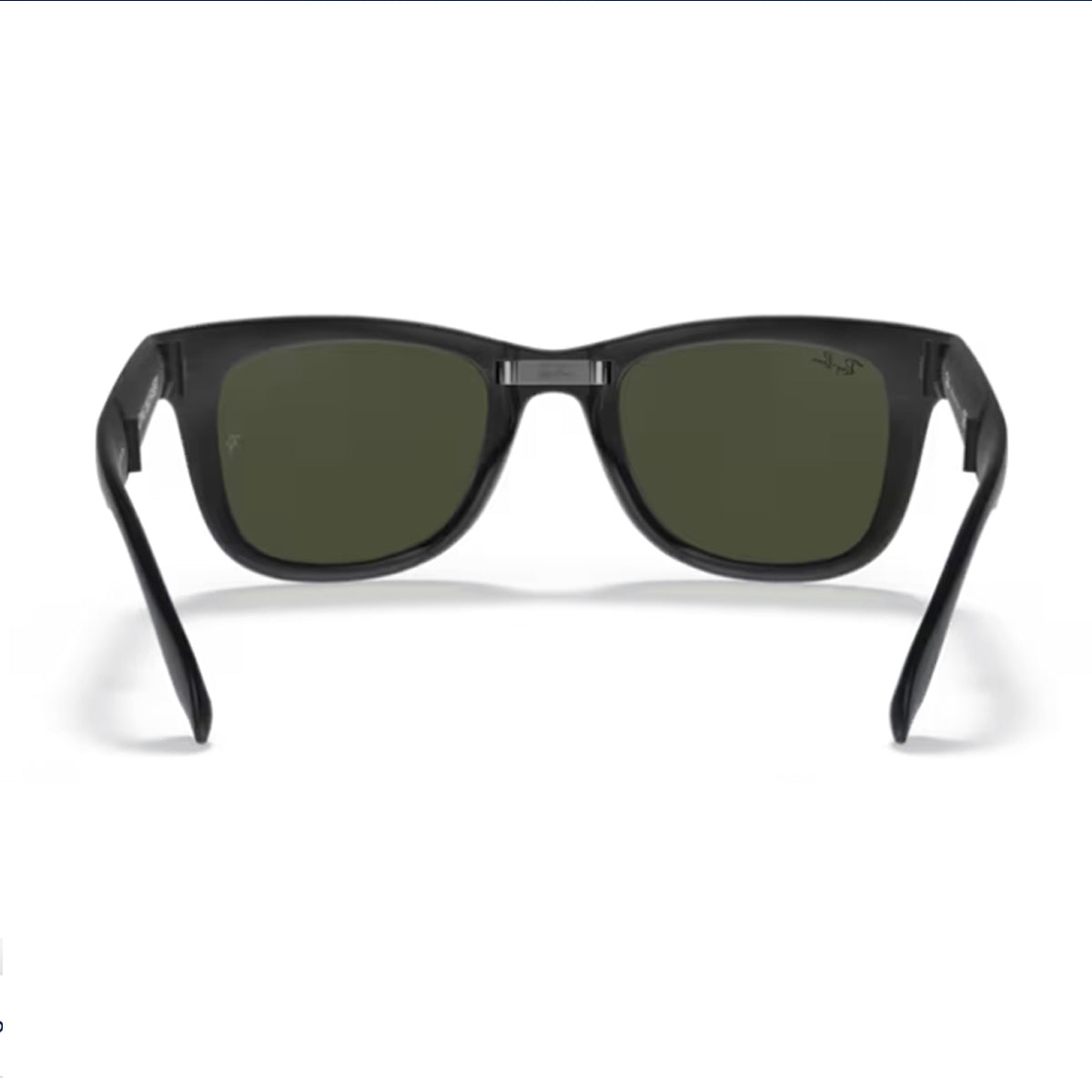 Ray- Ban RB4105 - Folding wayfarer 601s Nero Matte Acetato Occhiali Da Sole