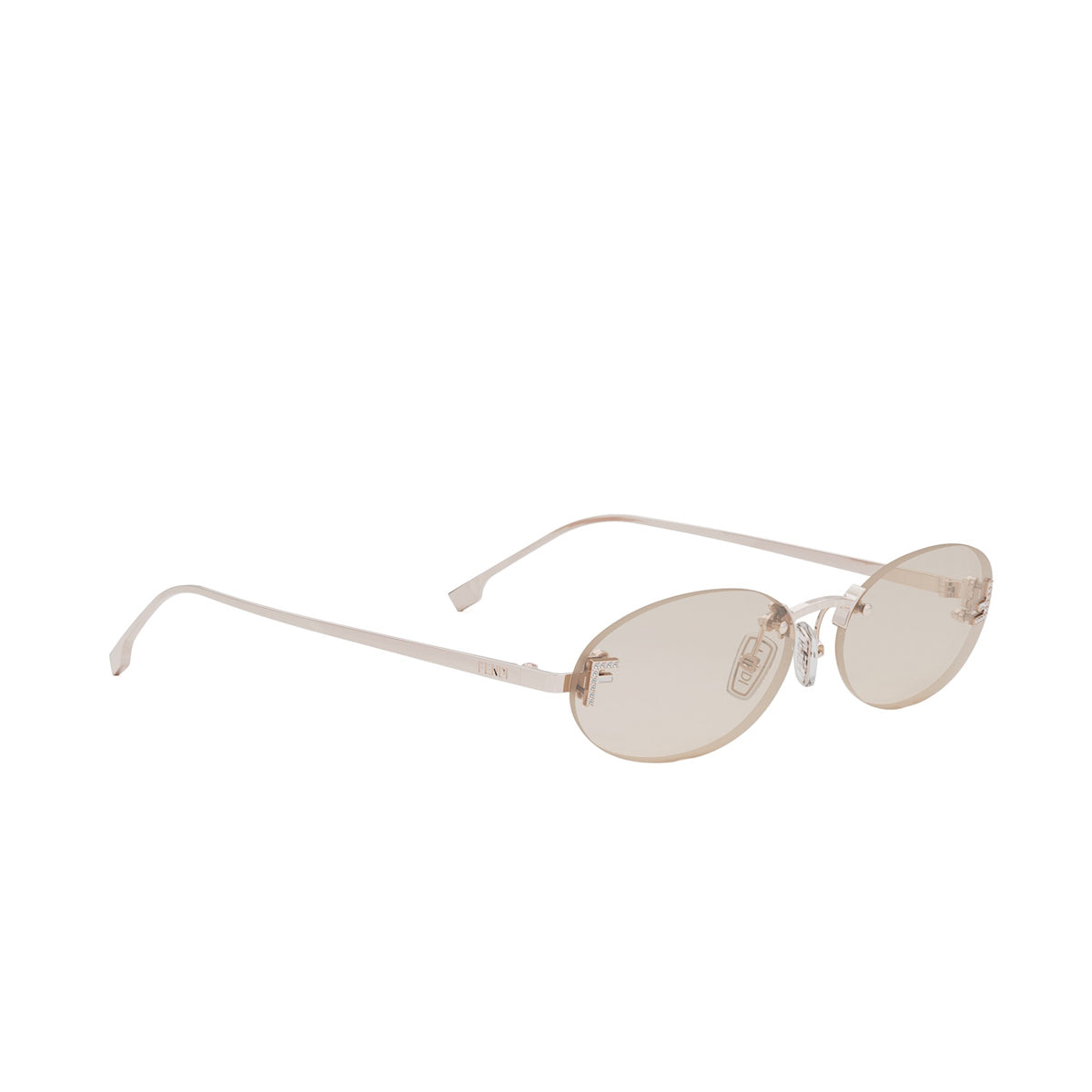 FE4075US 28Y Oro Rosa Fendi First Crystal Metal Occhiali Da Sole