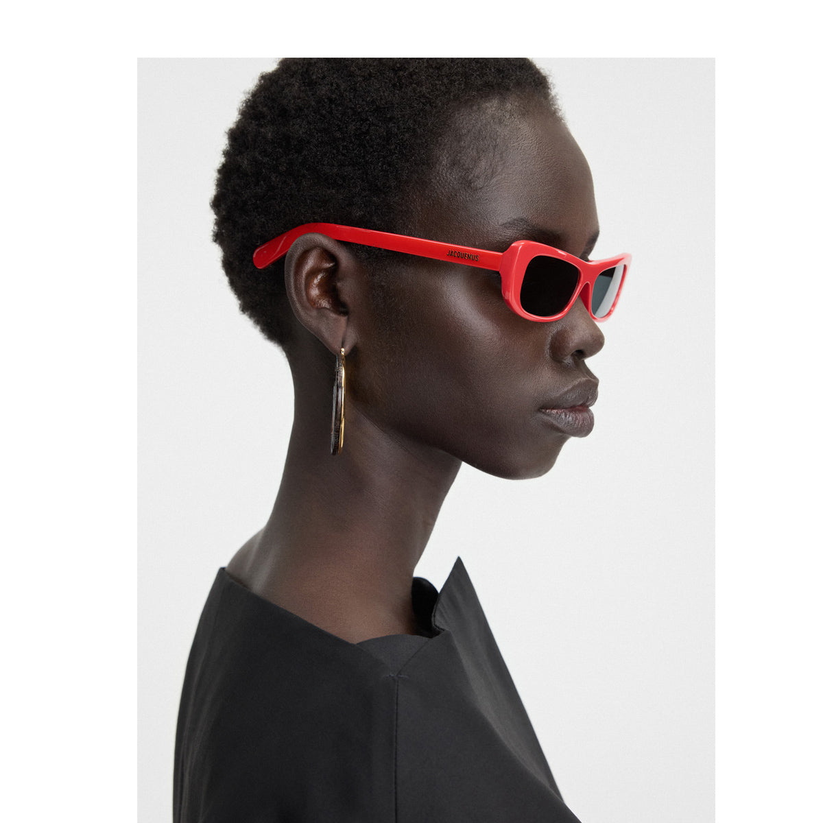 Jacquemus Les lunettes Capri JAC55 C2 red Rosso Acetate Occhiali Sole