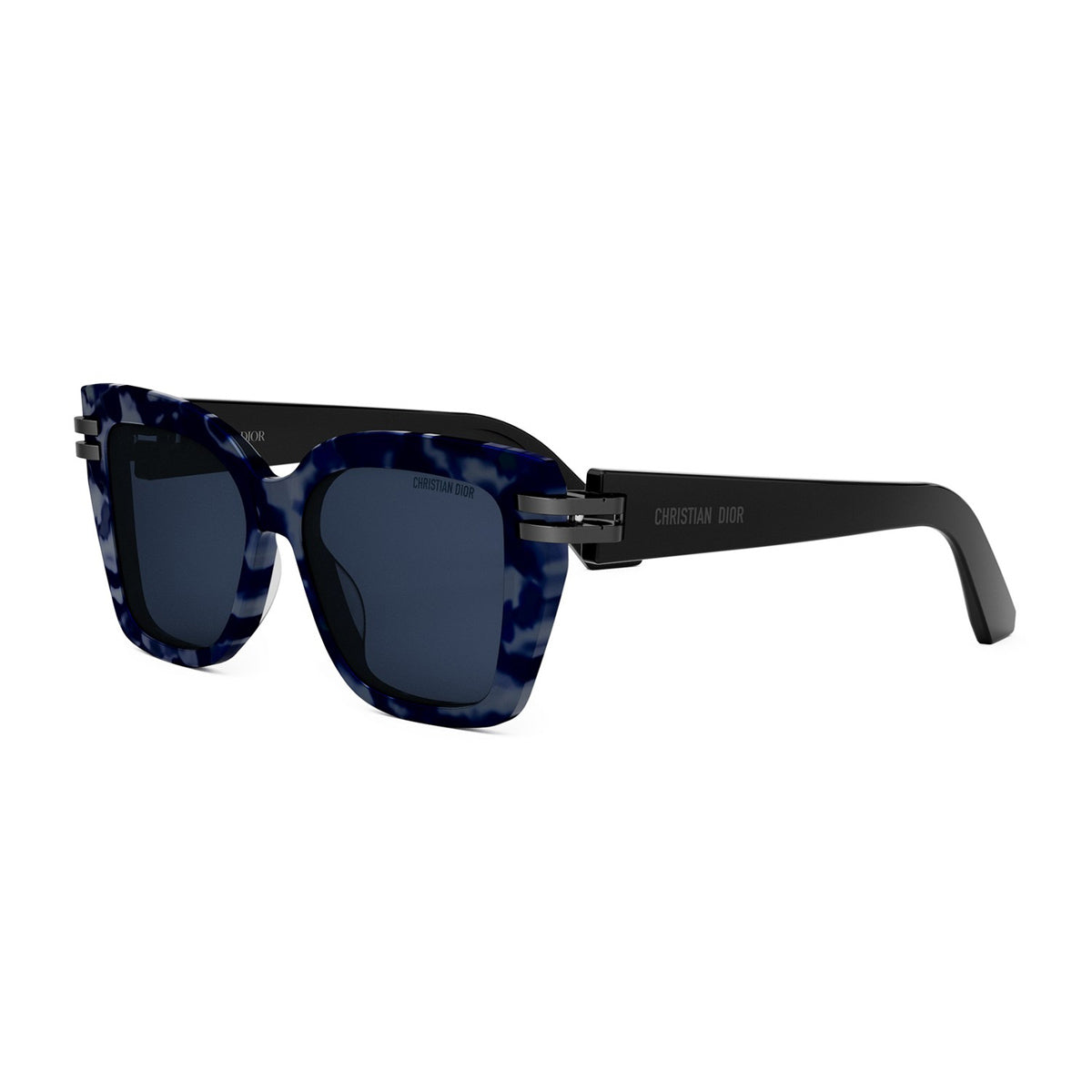 CDior S1I 28B0 Havana Blu Acetate Occhiali Da Sole