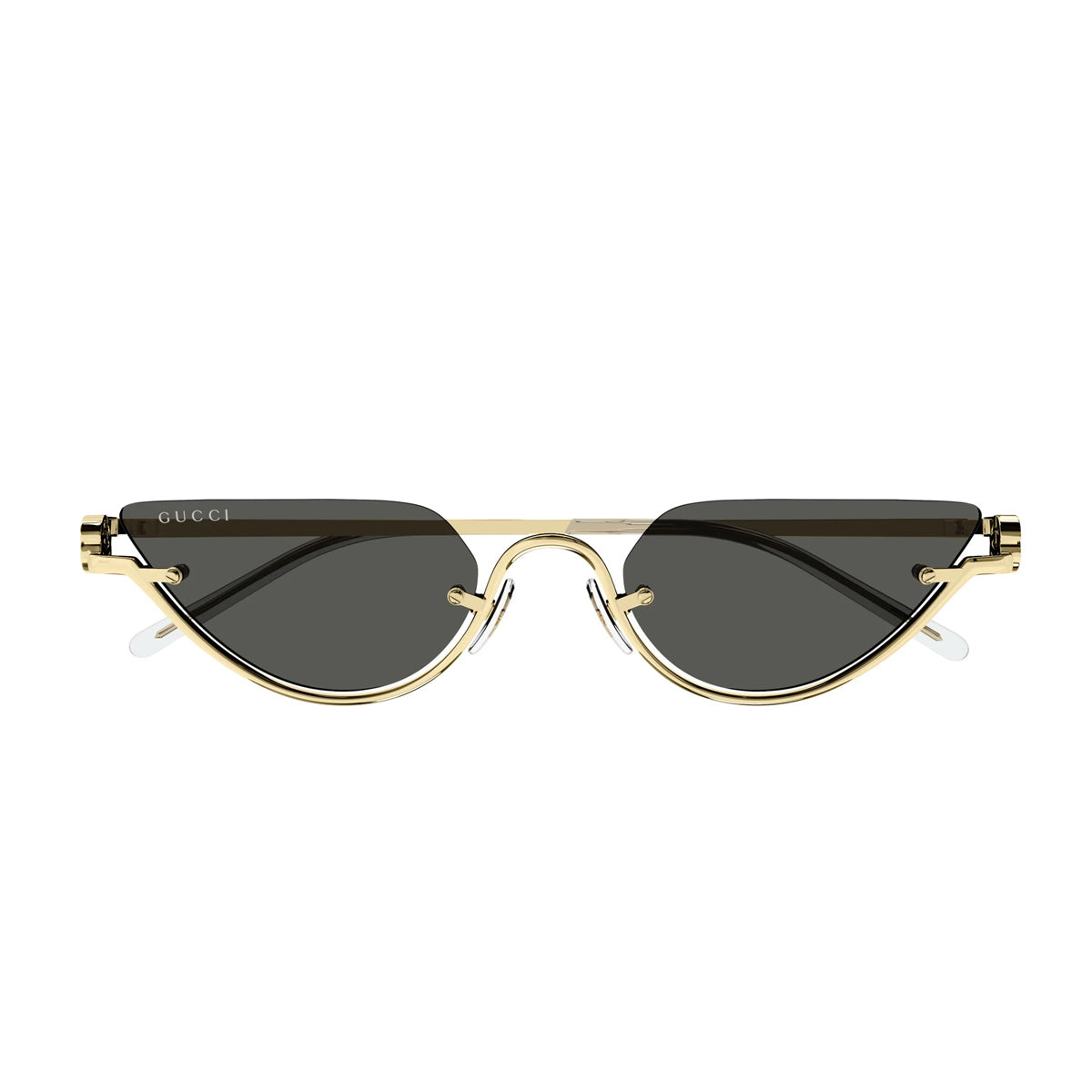 GG1603S LINEA GG LOGO 001 Gold Grey Oro Metal Occhiali Sole