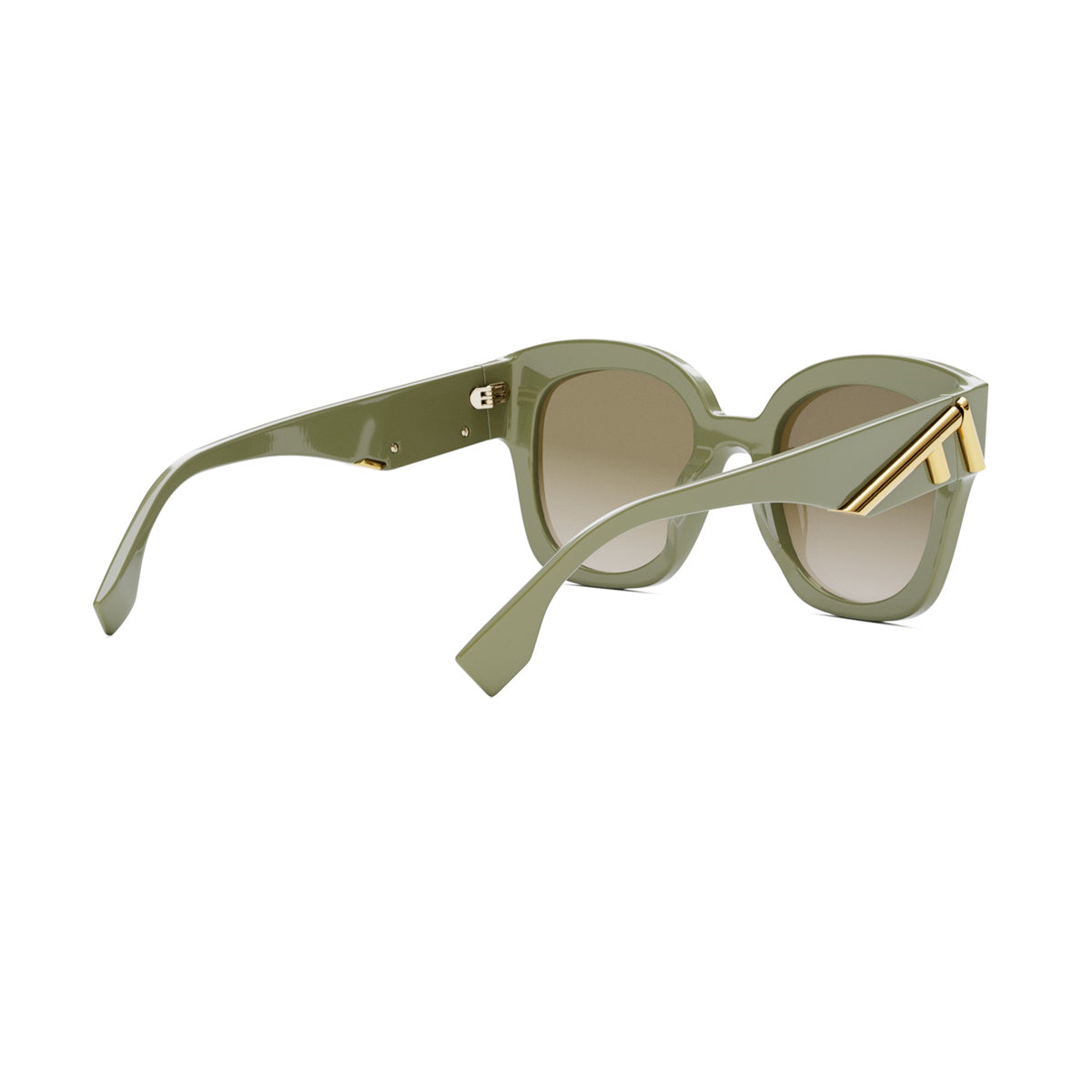 FE40098I Fendi First 95P Verde Chiaro Acetate Occhiali Da Sole