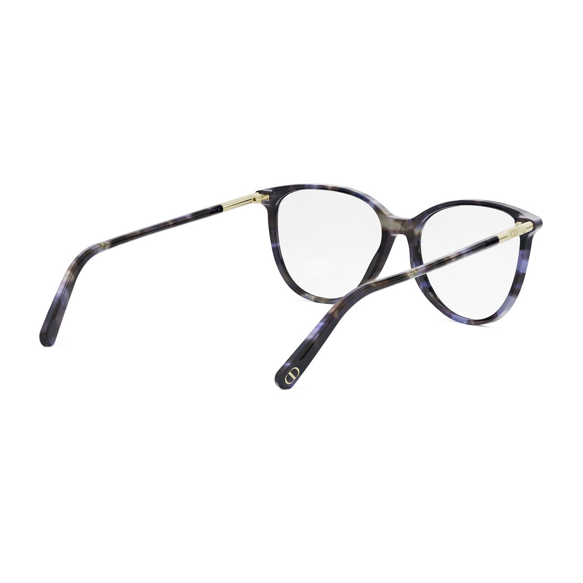 Dior MINICD O B7I 2400 Havana Viola Marrone Acetate Occhiali Da Vista