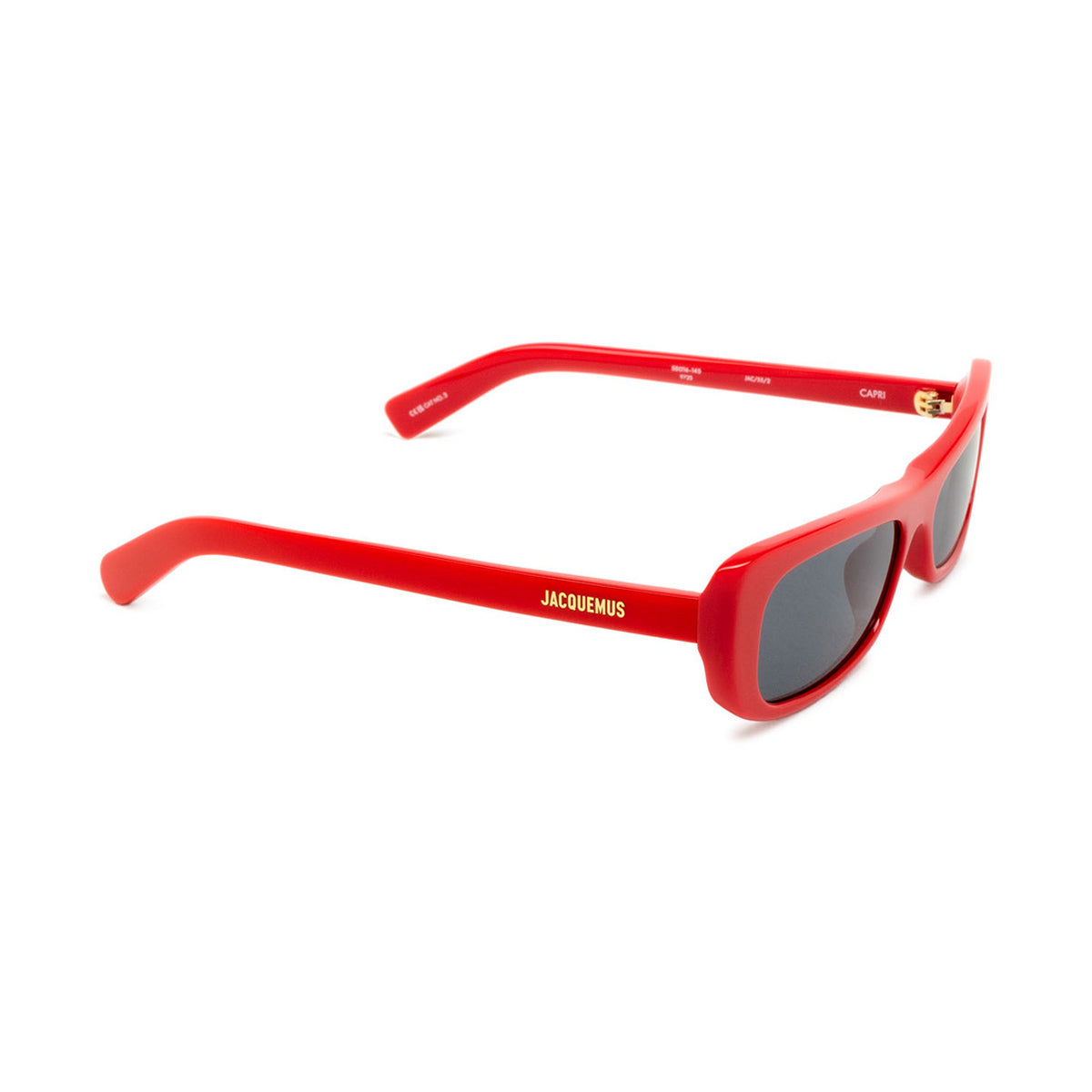 Jacquemus Les lunettes Capri JAC55 C2 red Rosso Acetate Occhiali Sole