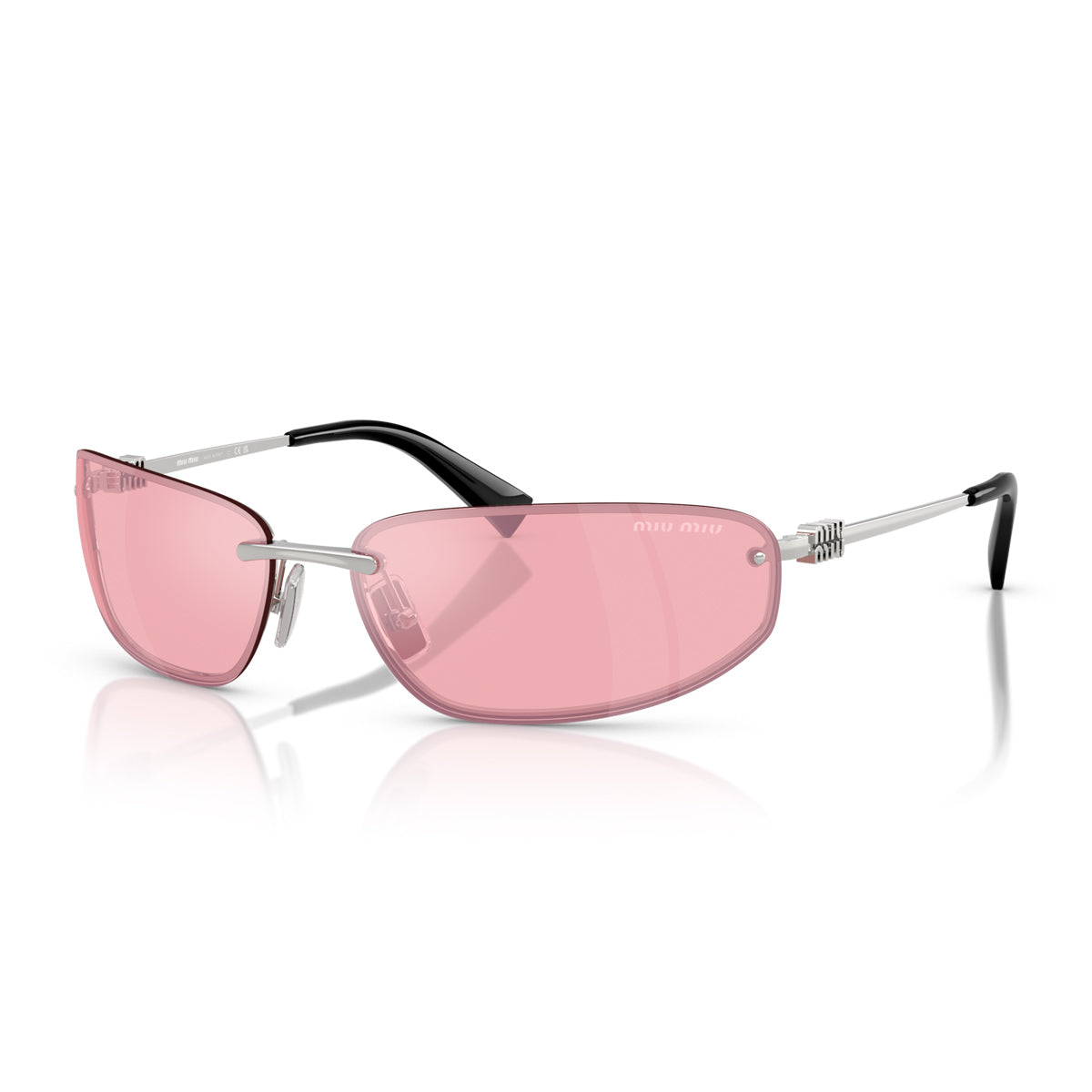 Miu 0MU A50S 1BC70J Argento Metal Occhiali Da Sole