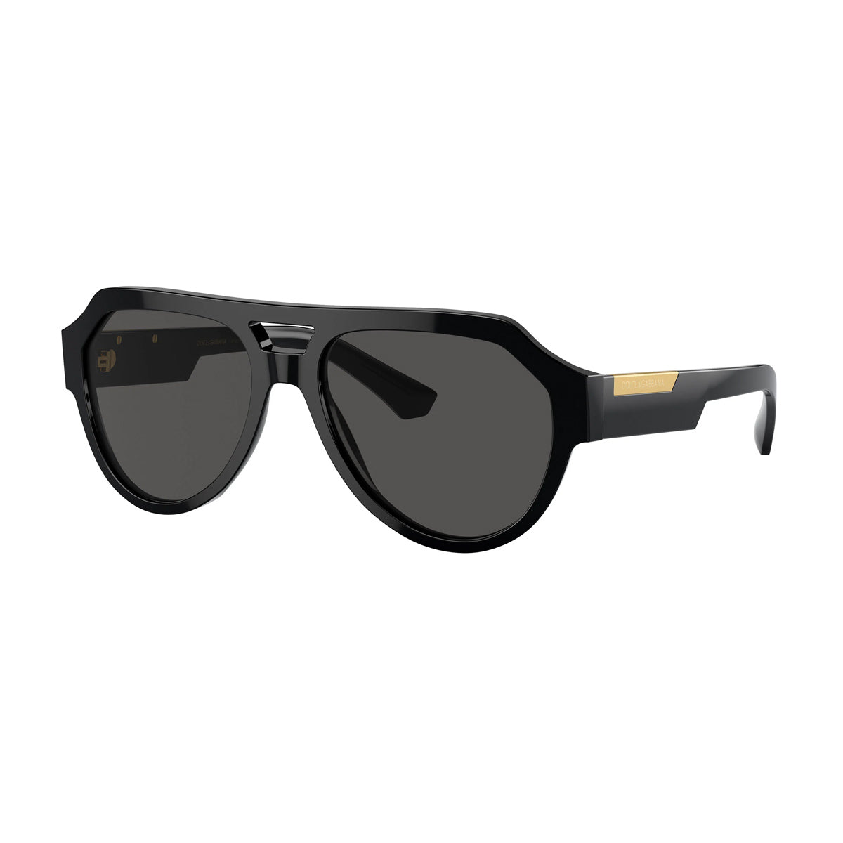 DG4466 Linea MIRROR LOGO 501-87 Black Nero Acetate Occhiali Sole