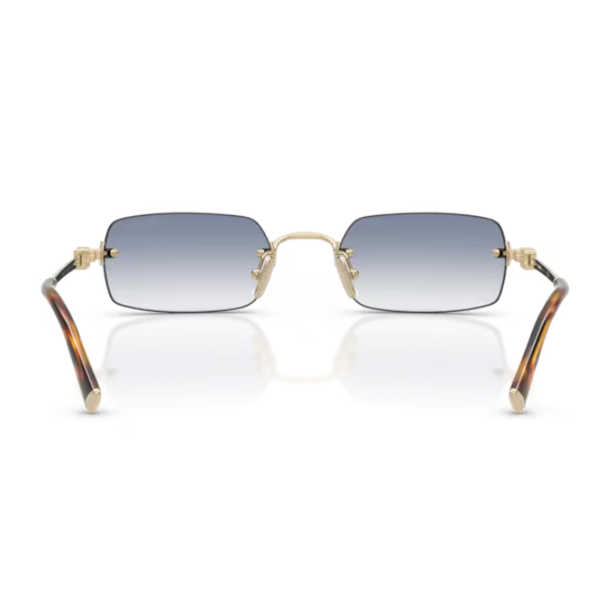 Miu 0MU B50S ZVN80O Oro Pallido Metal Occhiali Da Sole