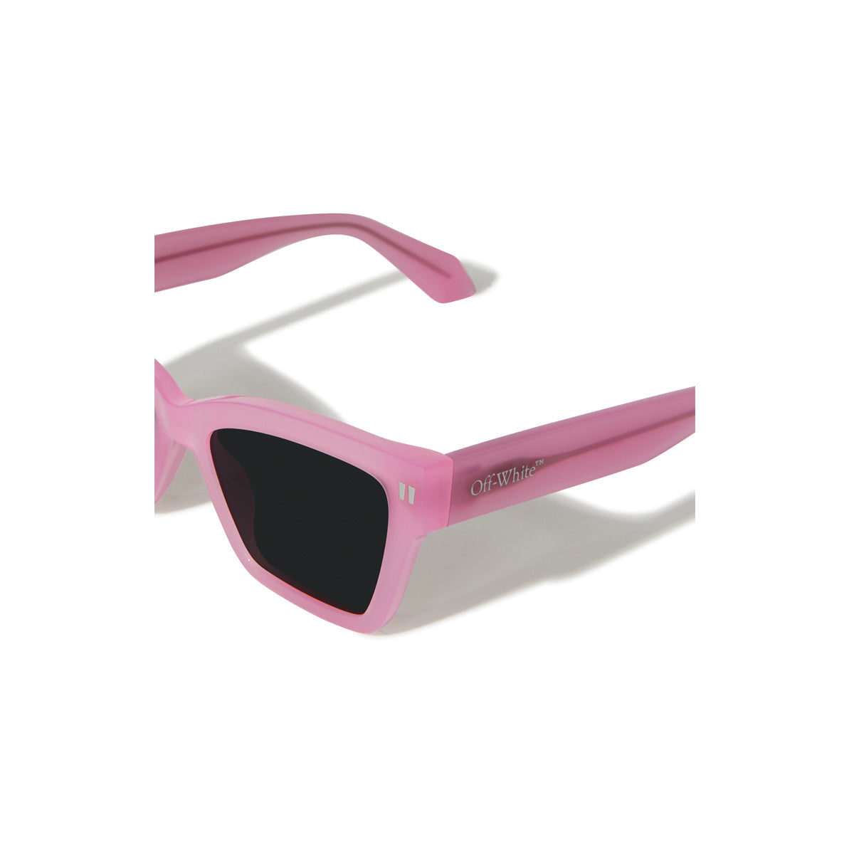 Off White OERI110 CINCINNATI 3007 Pink Dark Grey Rosa Acetate Occhiali Da Sole