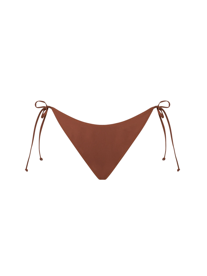 Virgo Brown Classic Swim Briefs Bottom