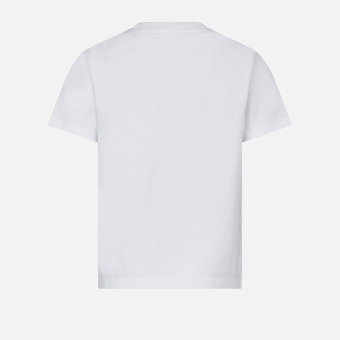 Girl T-Shirt With St. Barth Patches White