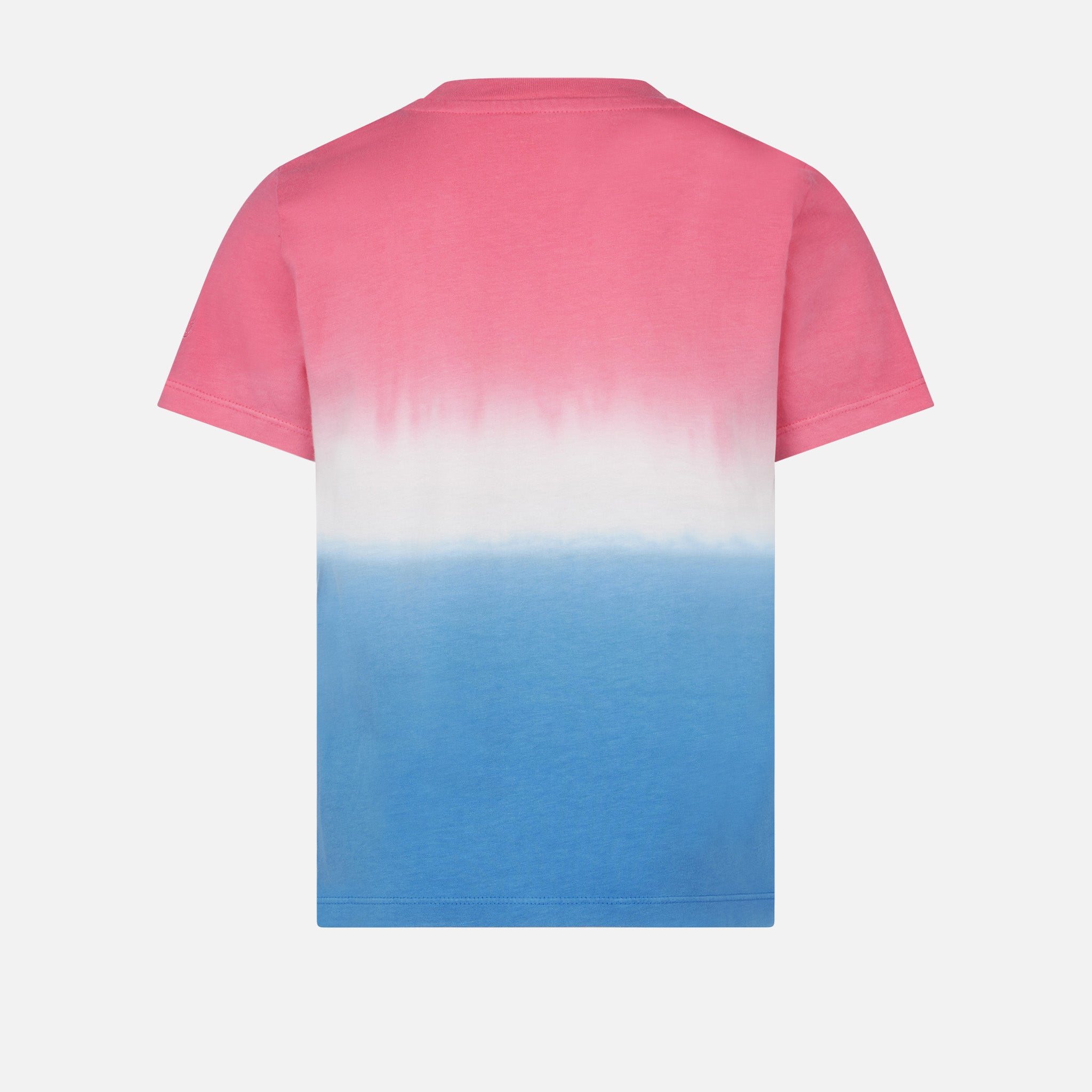 Girl Tie Dye T-Shirt With St. Barth Lettering Blue