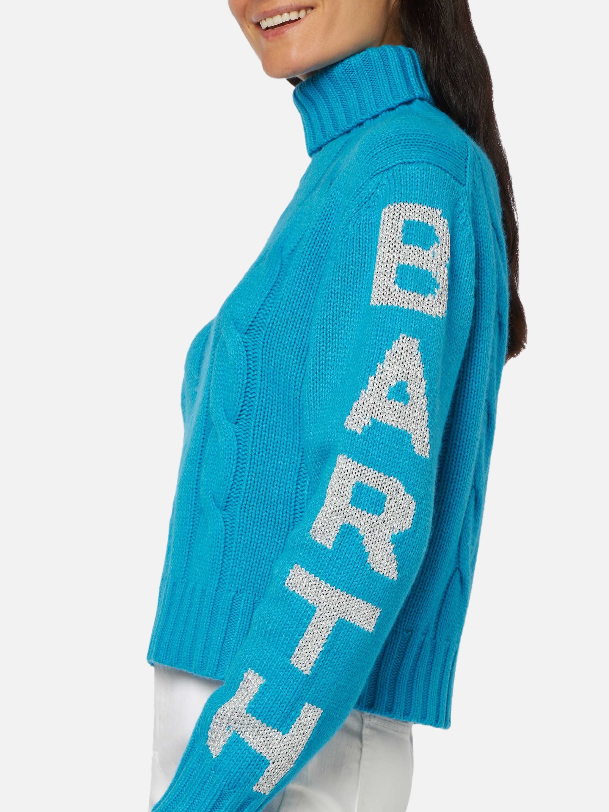 Logo Jacquard Adler Turtleneck Sweater __single__ Knitwear