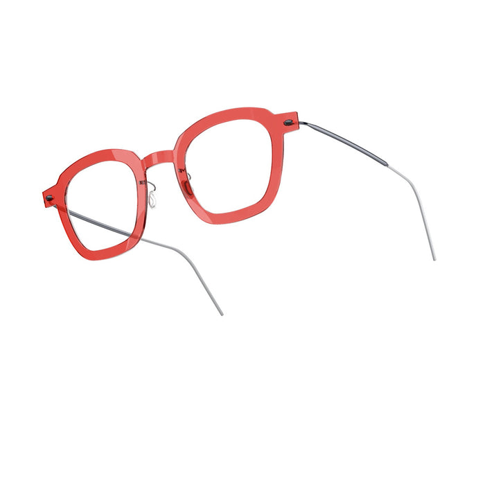 N.o.w. 6587 C12 - PU16 Rosso Acetate/titanium Occhiali Da Vista