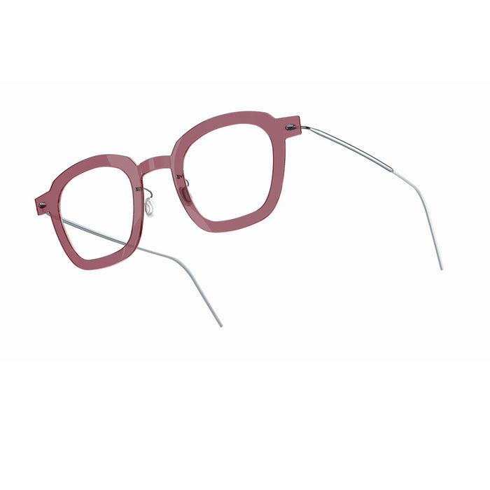 Lindberg N.O.W. 6587 C04-P25-804 Bordeaux Blu Rosso Titanium Occhiali Da Vista