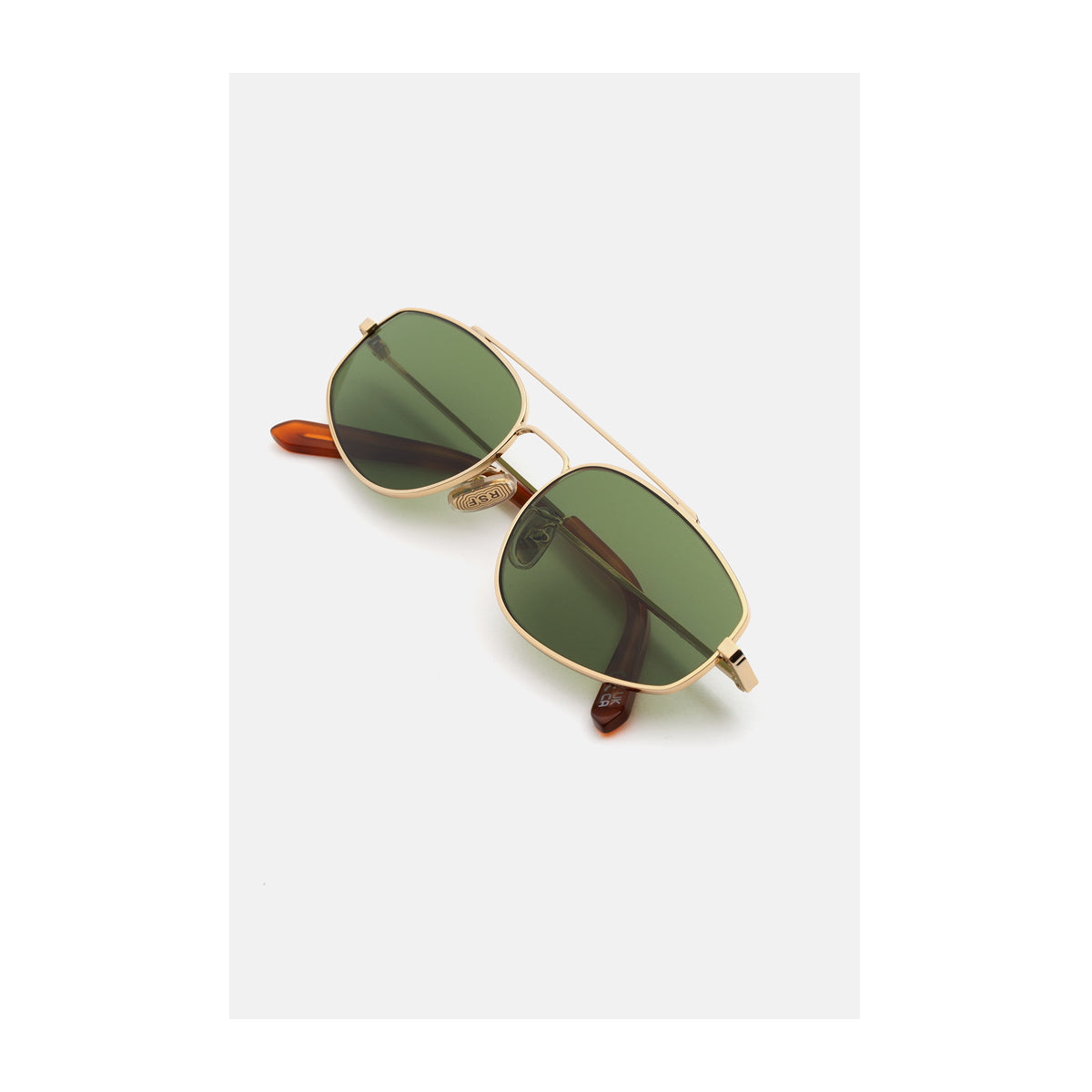 Retrosuperfuture TEMA 2.0 GREEN Gold Oro Metal Occhiali Da Sole