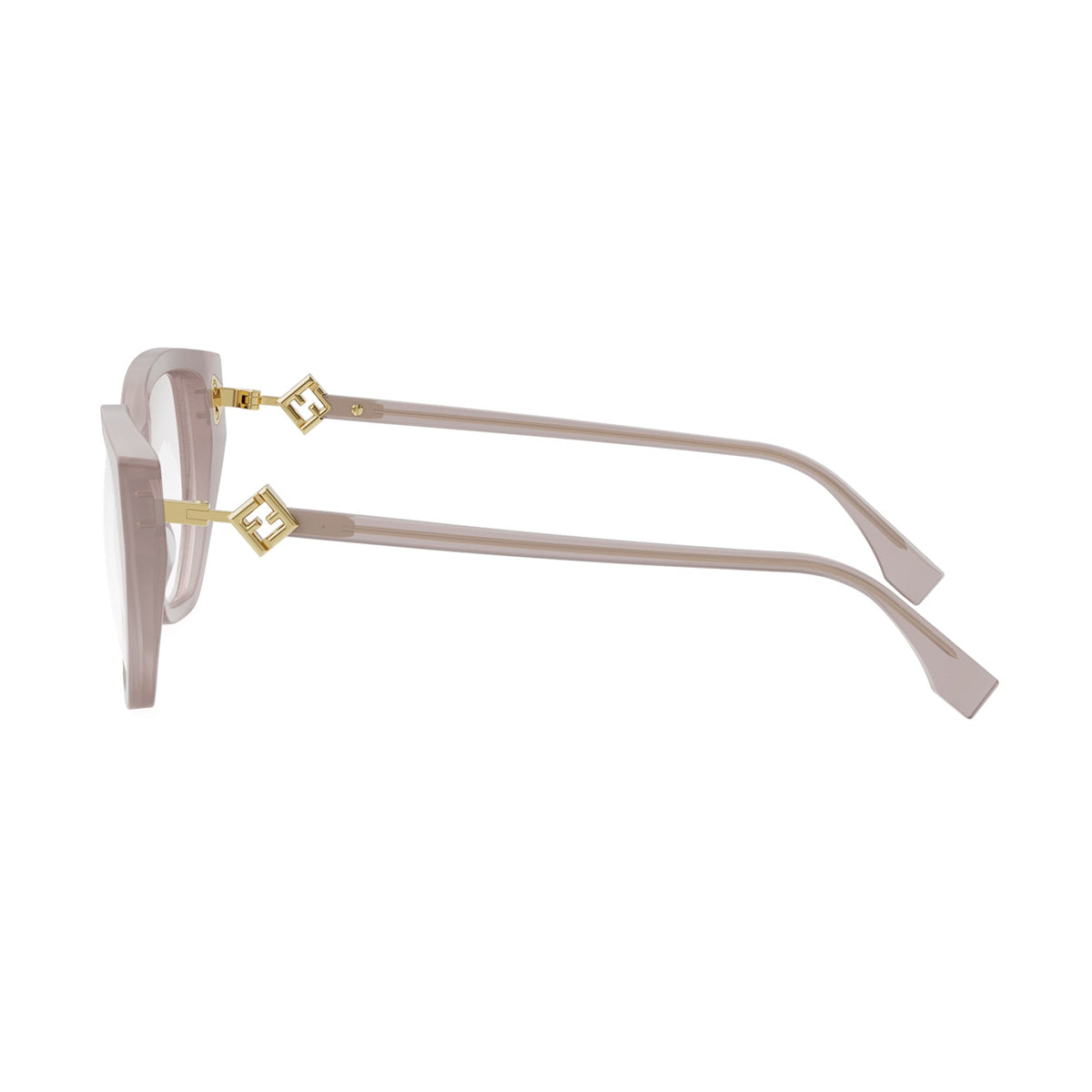 Fendi FE50100I FF DIAMONDS 072 Rosa Chiaro Acetate Occhiali Da Vista