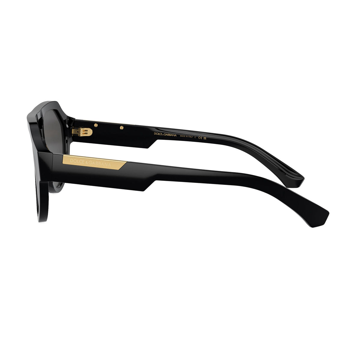 DG4466 Linea MIRROR LOGO 501-87 Black Nero Acetate Occhiali Sole