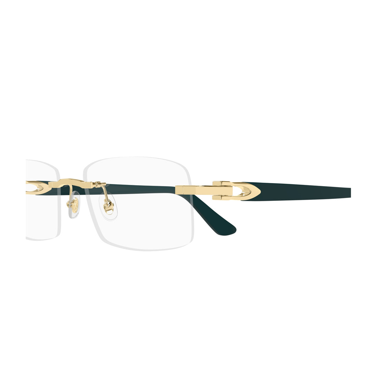 Cartier CT0287O C de 009 Green Oro Acetate/metal Occhiali Da Vista