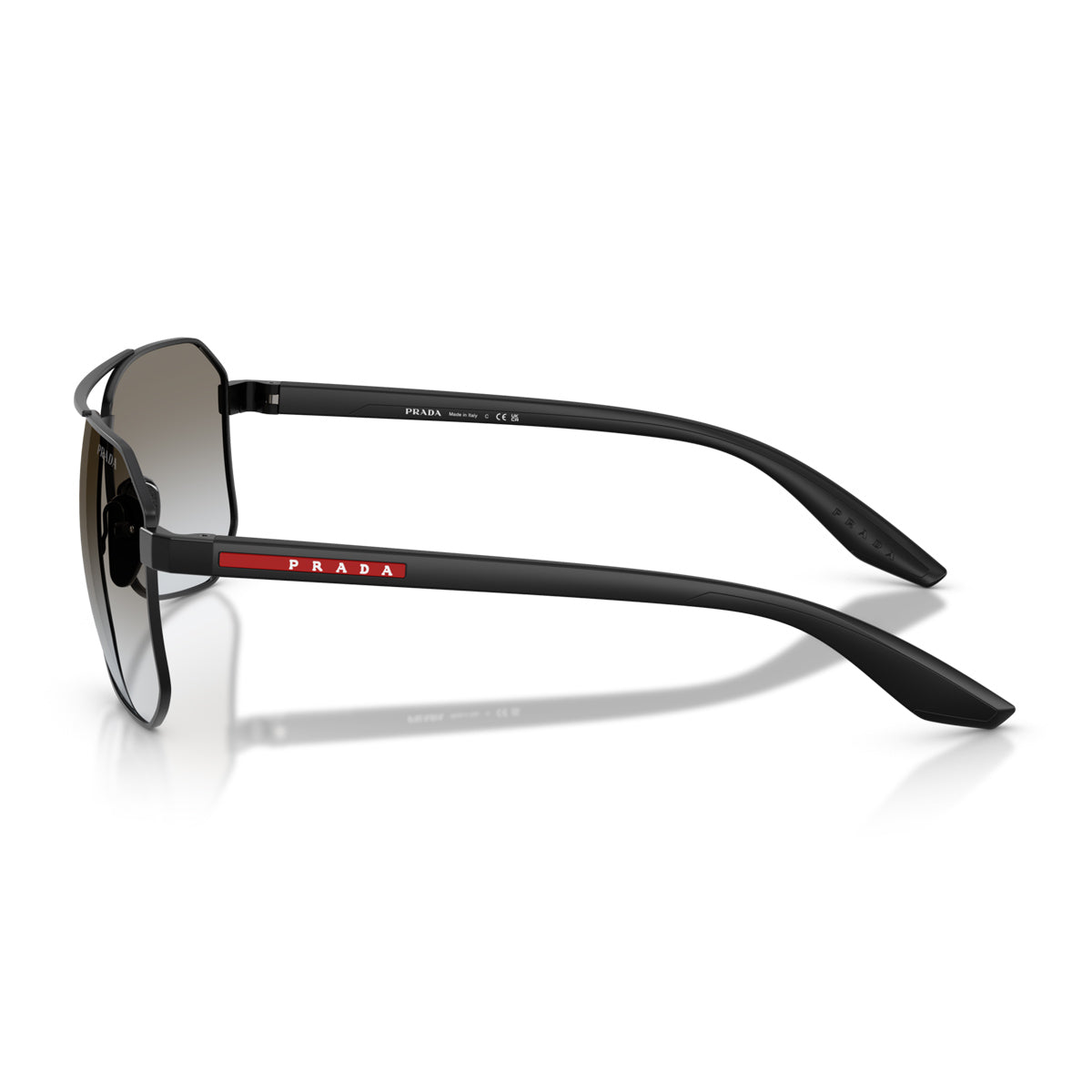 Prada Linea Rossa PS A53S 1BO5O0 Nero Opaco 1005 Metal Occhiali Da Sole