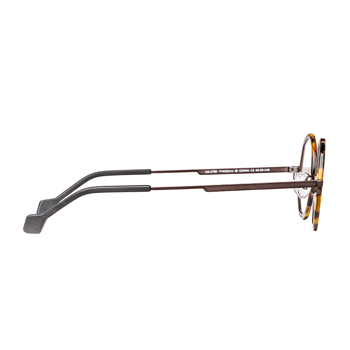 Matttew Comma 1750 Grigio Marrone Tartarugato Titanium Occhiali Da Vista