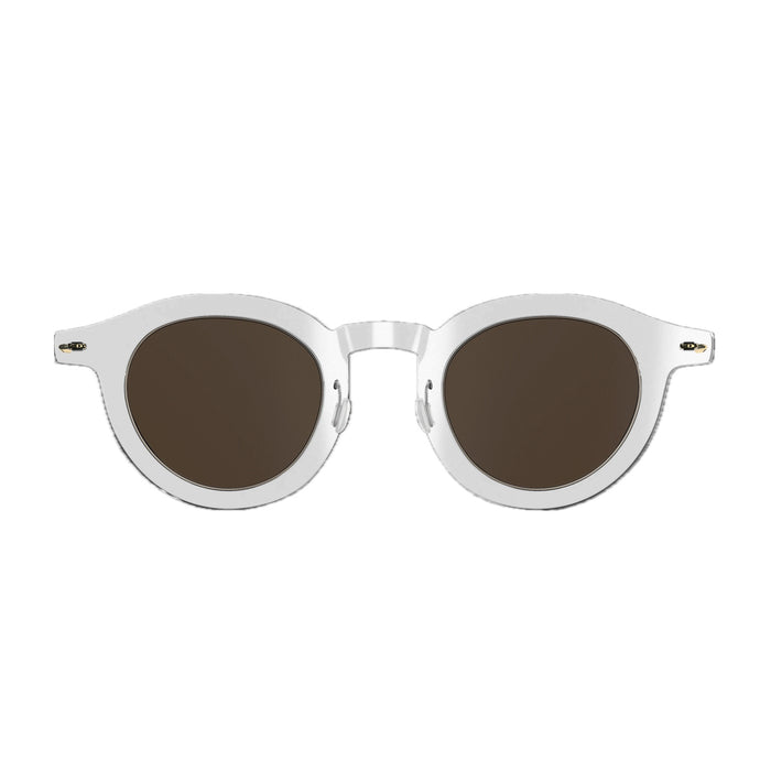 Lindberg Sun Titanium 8342 C01-PGT-SL111-Crystal Trasparente Acetate/metal Occhiali Da Sole
