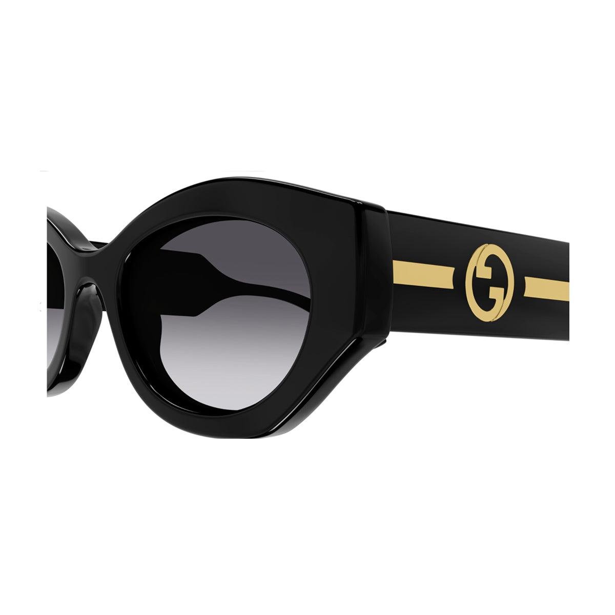 GG1553S Linea Gucci Lido 001 black crystal grey Nero Injected Occhiali Sole