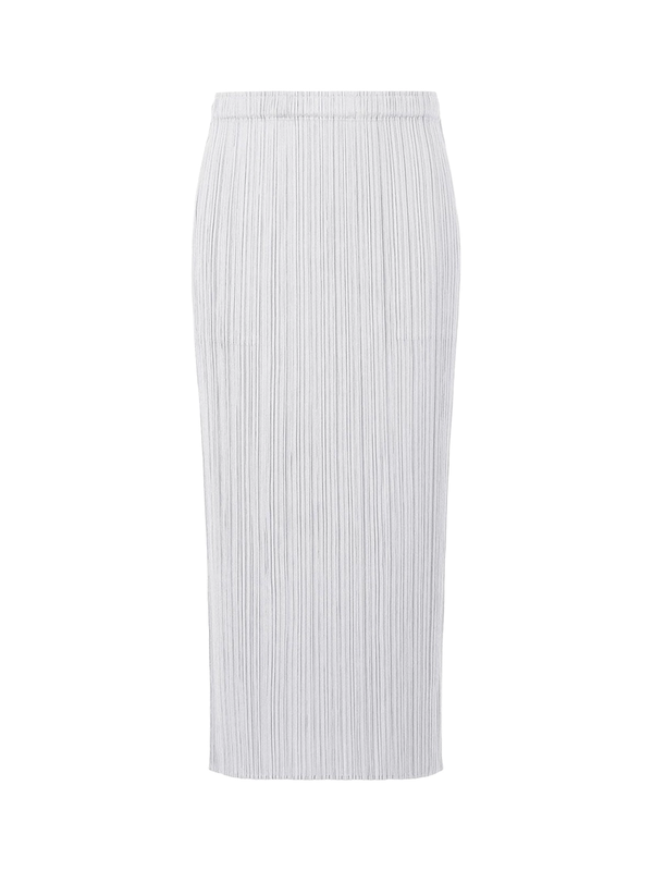 Issey Miyake Pleats Please Basics Skirt Light Grey Women >> Rtw
