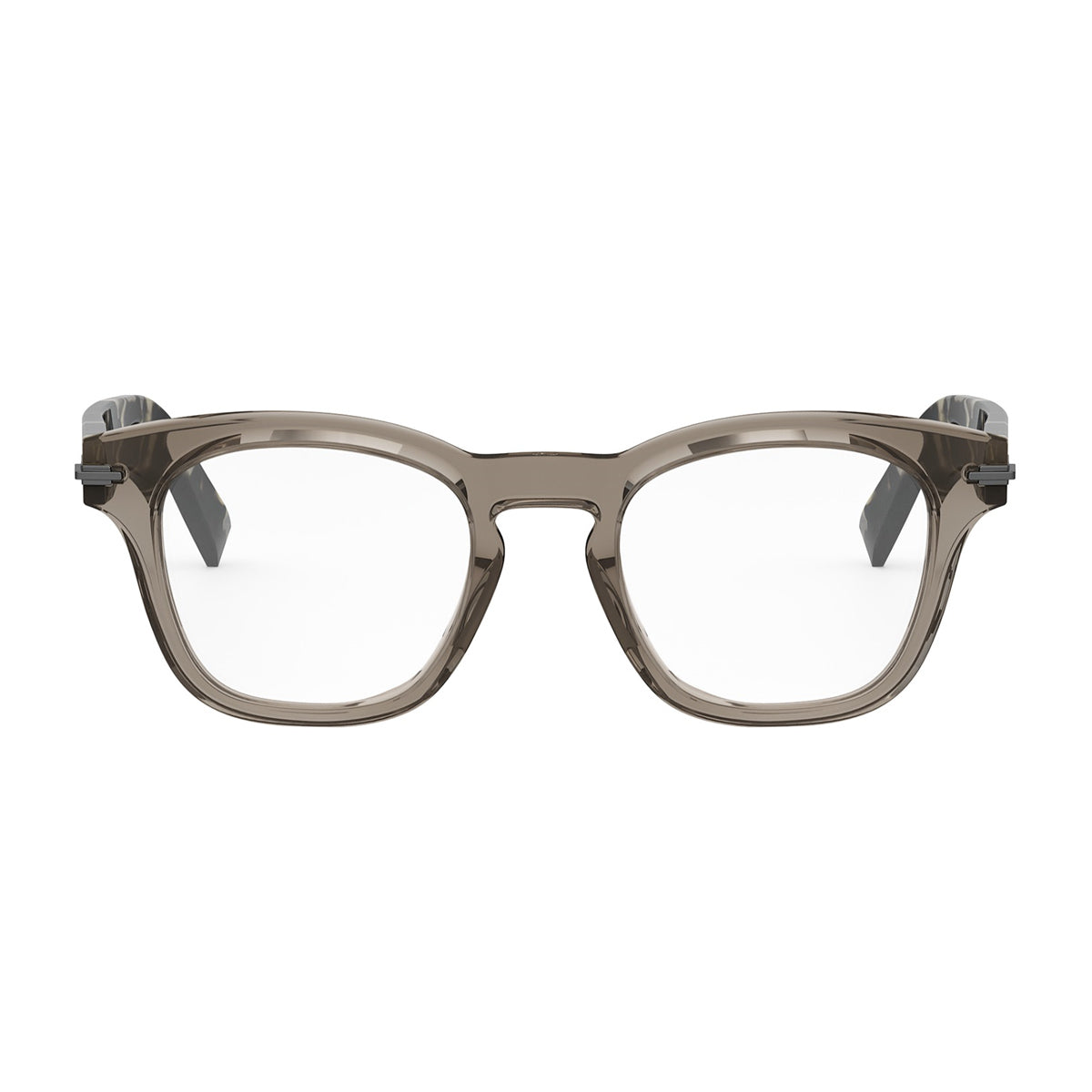DiorBlackSuitO S21I 6400 Transparent Khaki Beige Acetate Occhiali Da Vista