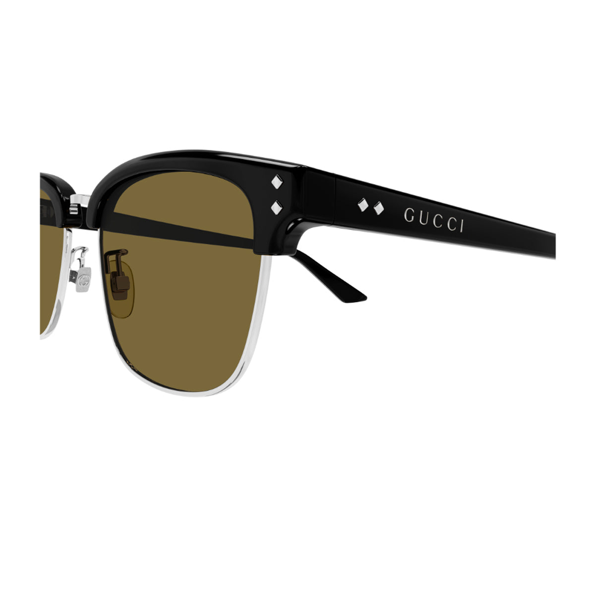 Gucci GG1897SK Linea Institutional Logo 003 Black rown Marrone Acetate /metal Occhiali Da Sole
