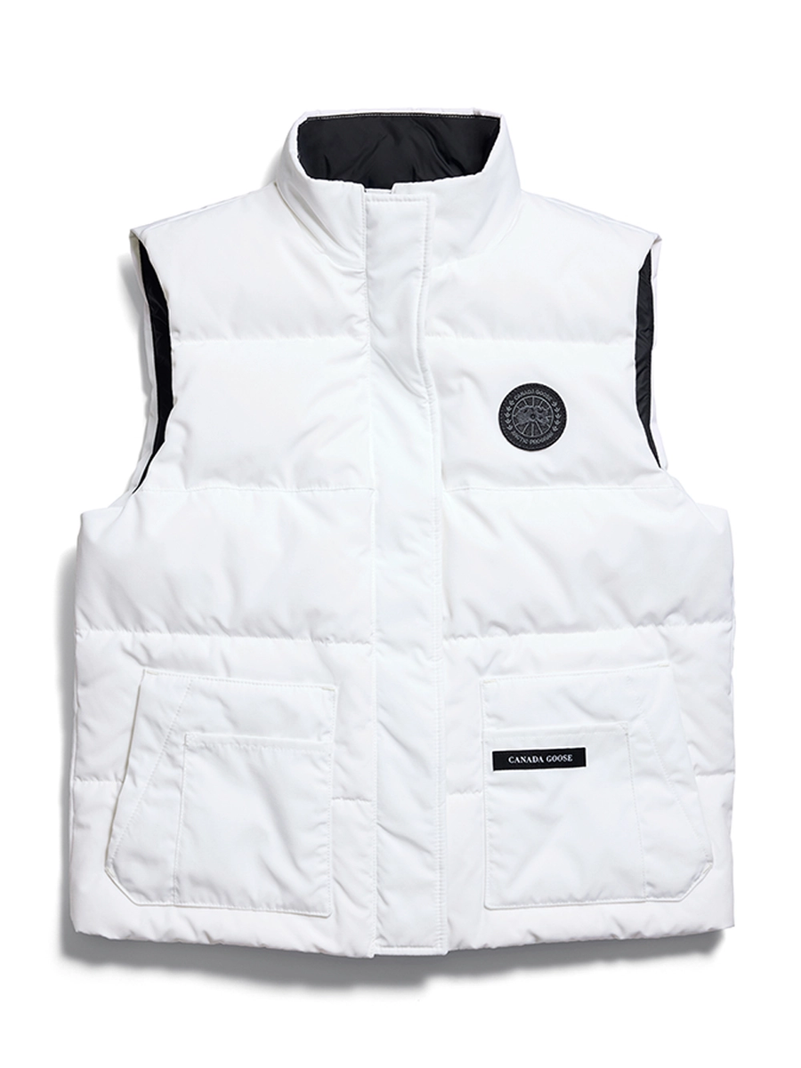 Canada Goose Women Legacy Freestyle Vest Optic White Jacket
