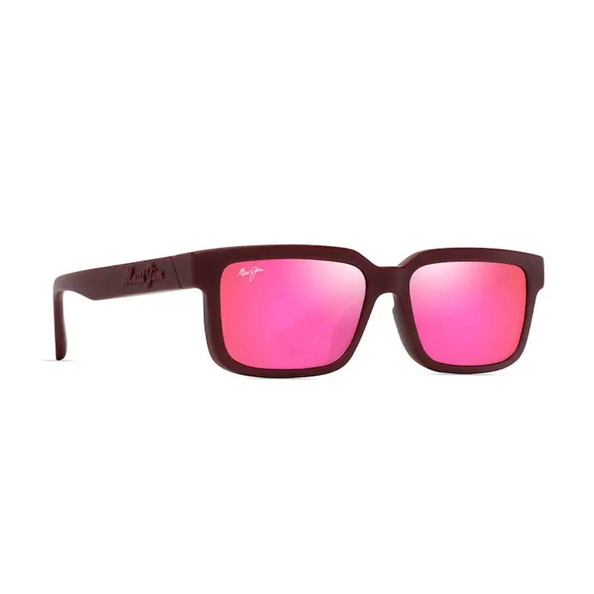 Maui Jim HIAPO Asian Fit sunrise matte Rosso Acetate Occhiali Sole