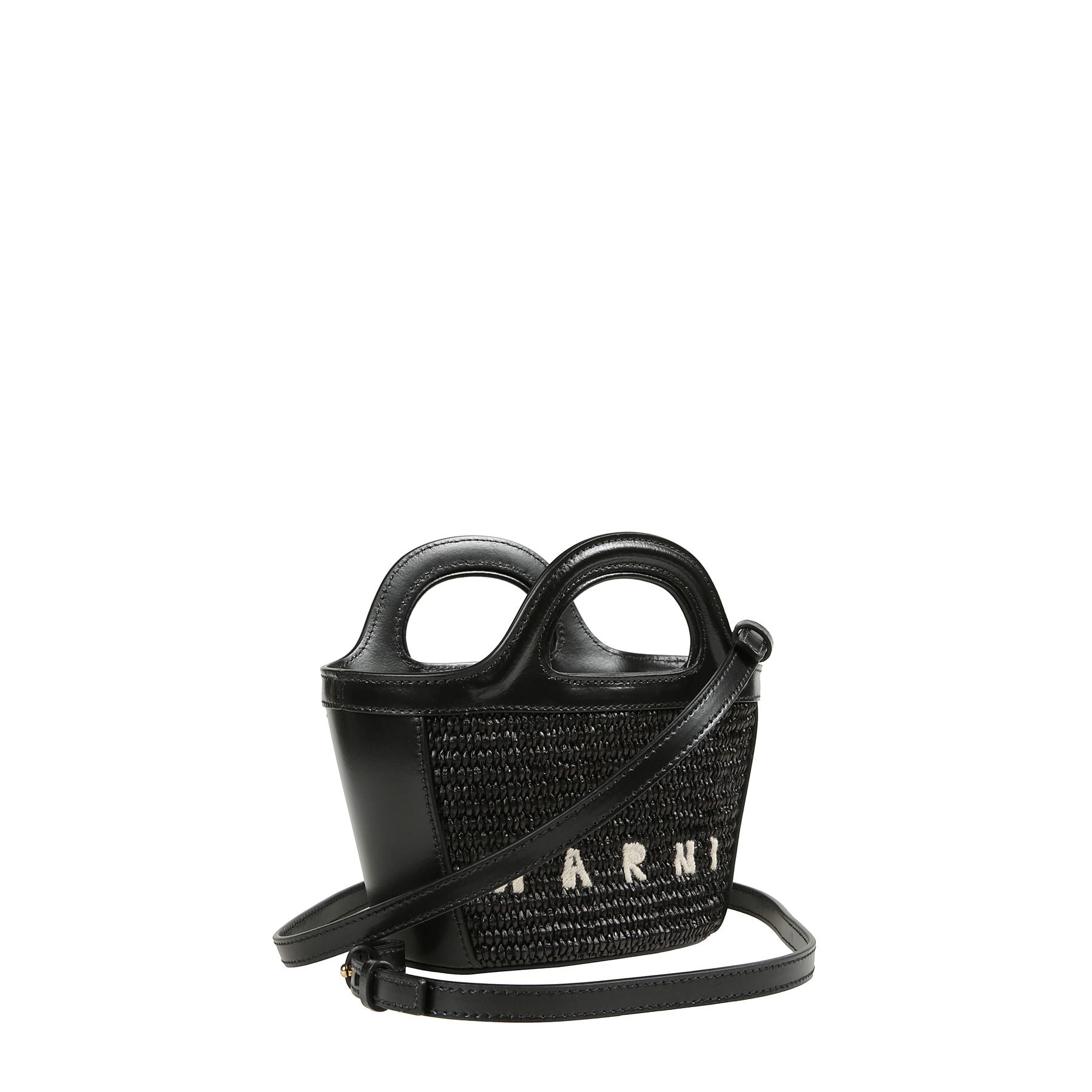 Tropicalia Micro Bag Non Definito Leather / Raffia Borsa A Mano