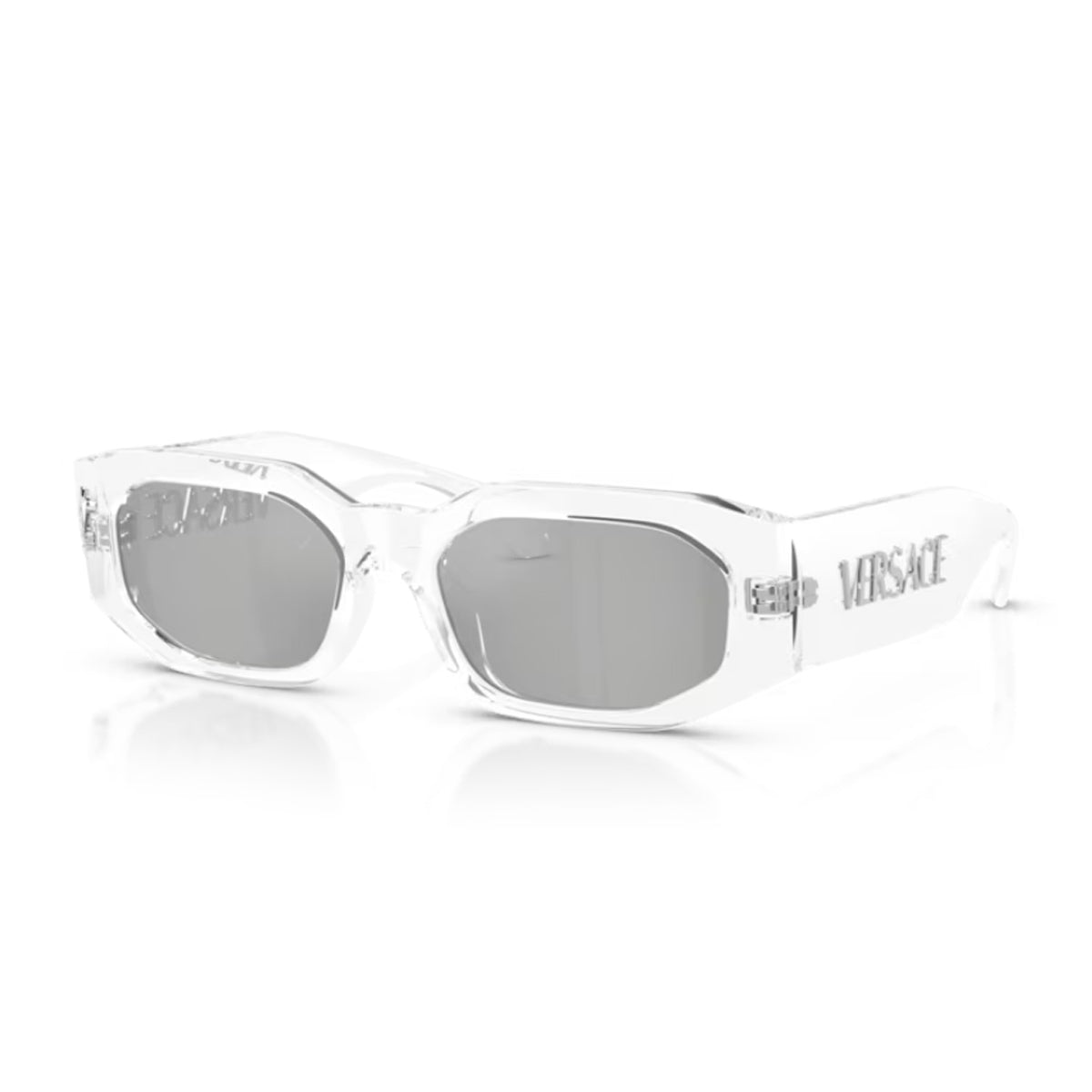 Versace 0VE4489U Signature 148-8V Trasparente Acetate Occhiali Da Sole
