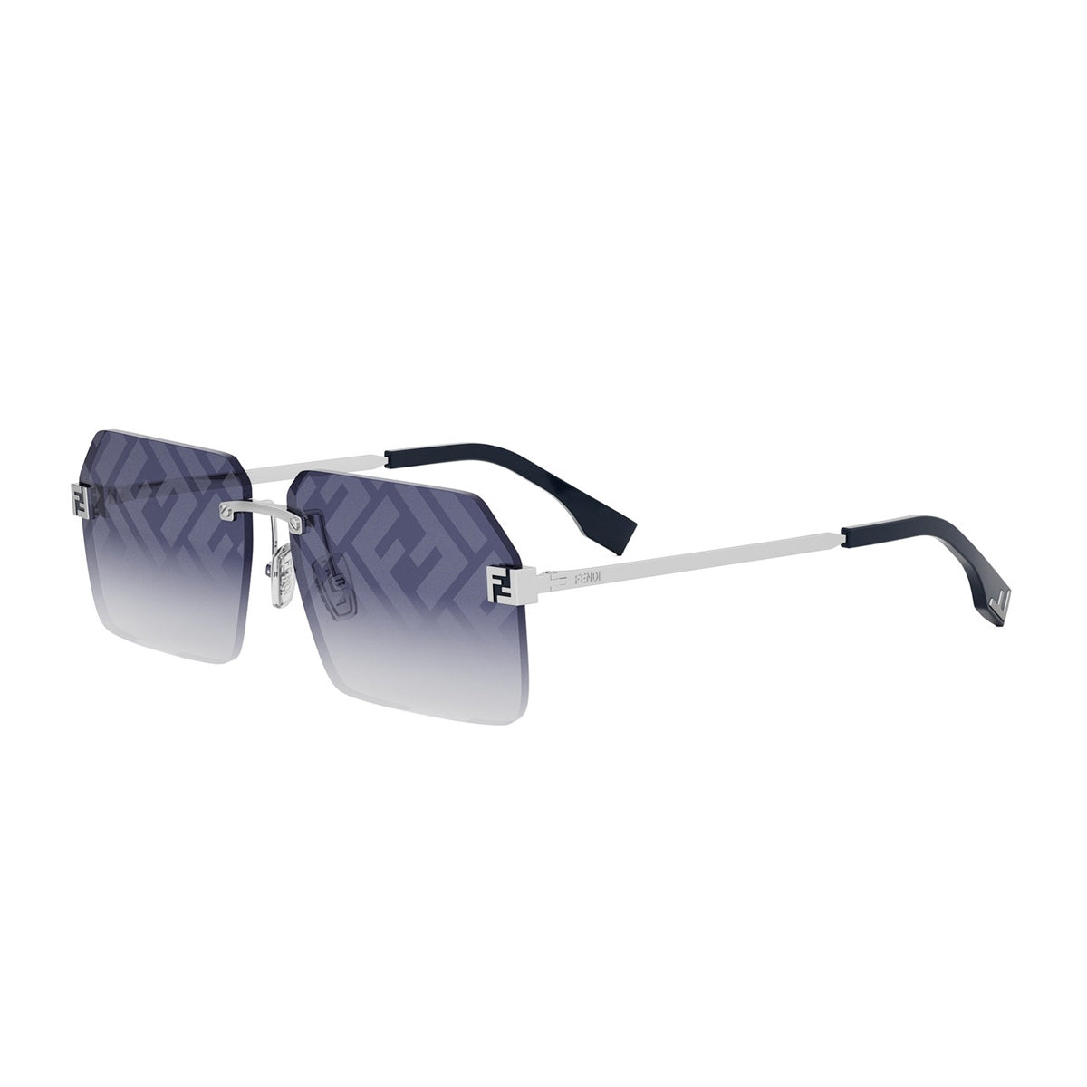 Fendi FE40043U Sky 16W Silver Argento Metal Occhiali Da Sole
