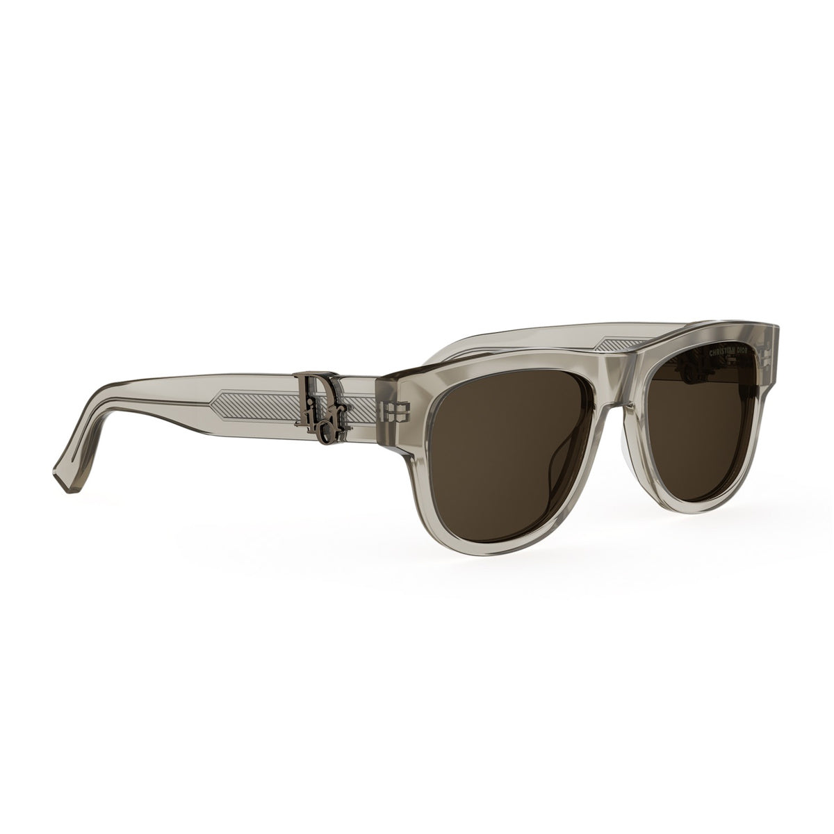 Dior DiorOblique S4I 78f0 Beige Sabbia Trasparente Acetate Occhiali Da Sole
