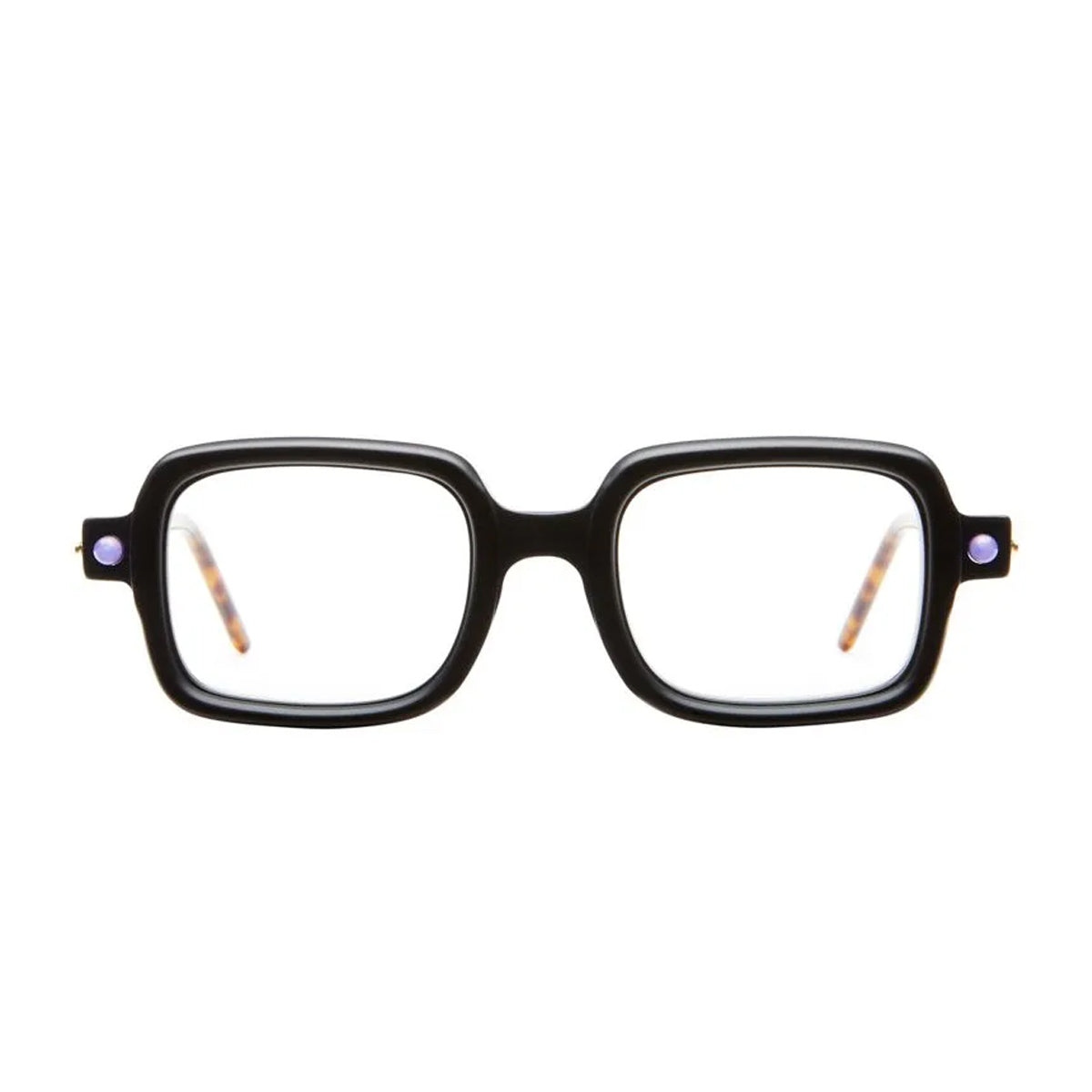 Kuboraum Maske P2 BMV Black Matte Havana Nero Acetato Mazzucchelli Occhiali Da Vista